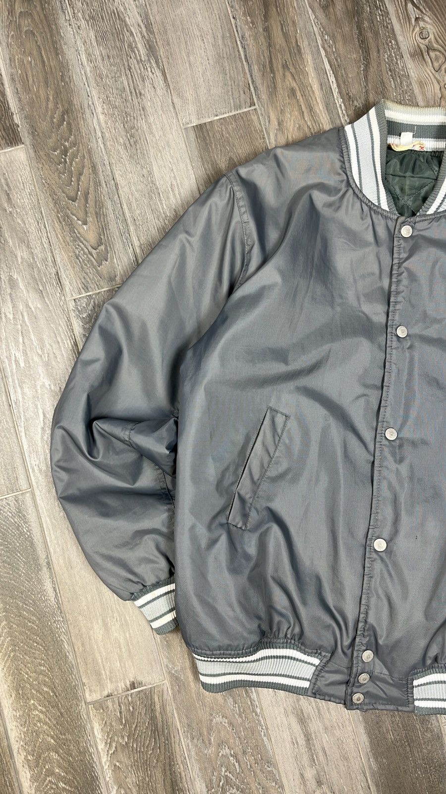 Japanese Brand × Vintage Vintage M1 style Hype bomber Philadelphia pm Size US M / EU 48-50 / 2 - 3 Thumbnail