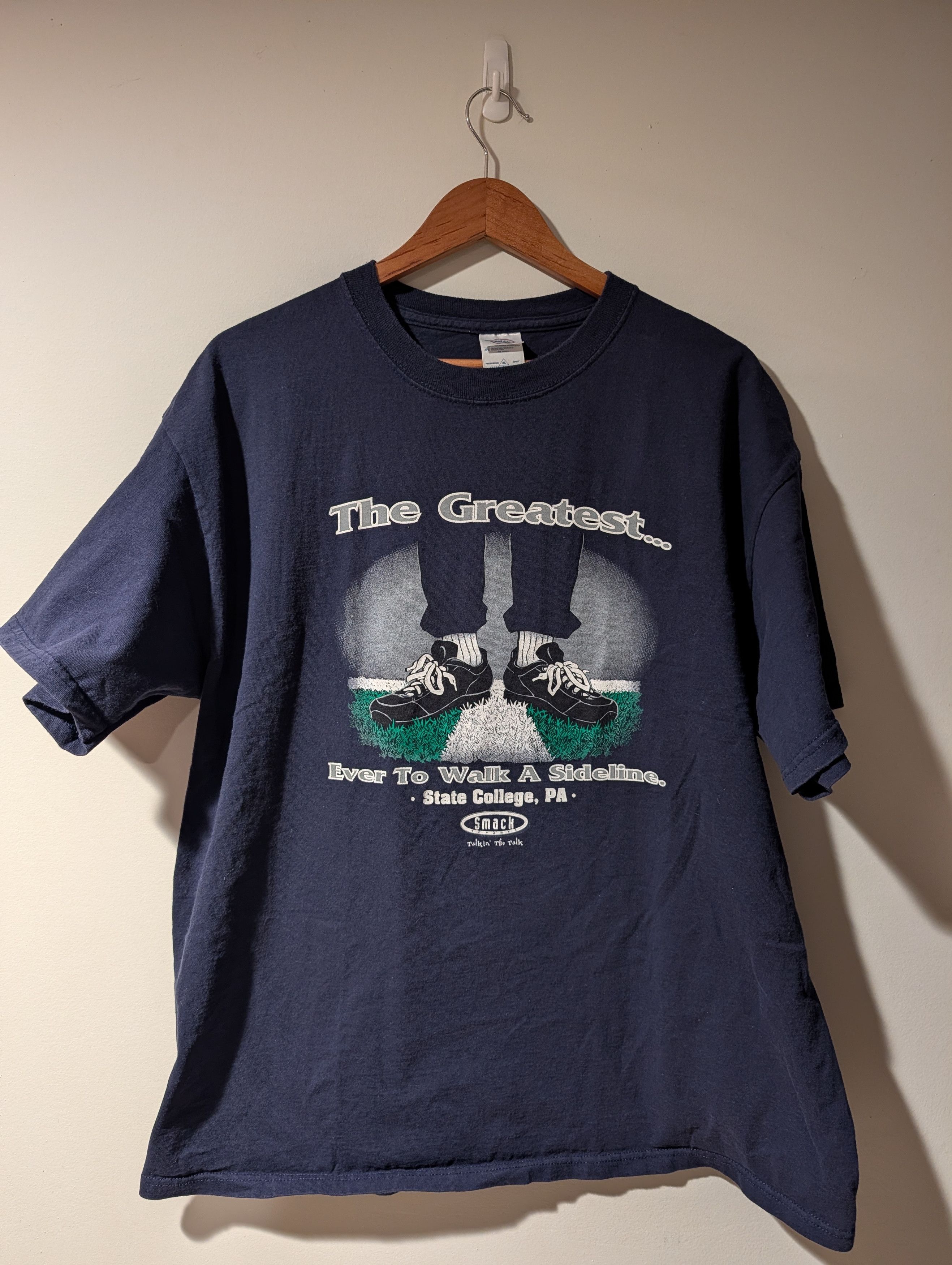 NCAA Vintage Y2K State College Penn State Football Blue T-Shirt Size US XL / EU 56 / 4 - 1 Thumbnail