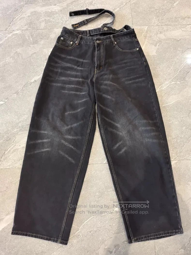 Y/Project Y/Project Black Washed Baggy Jeans . Size US 34 / EU 50 - 1 Thumbnail