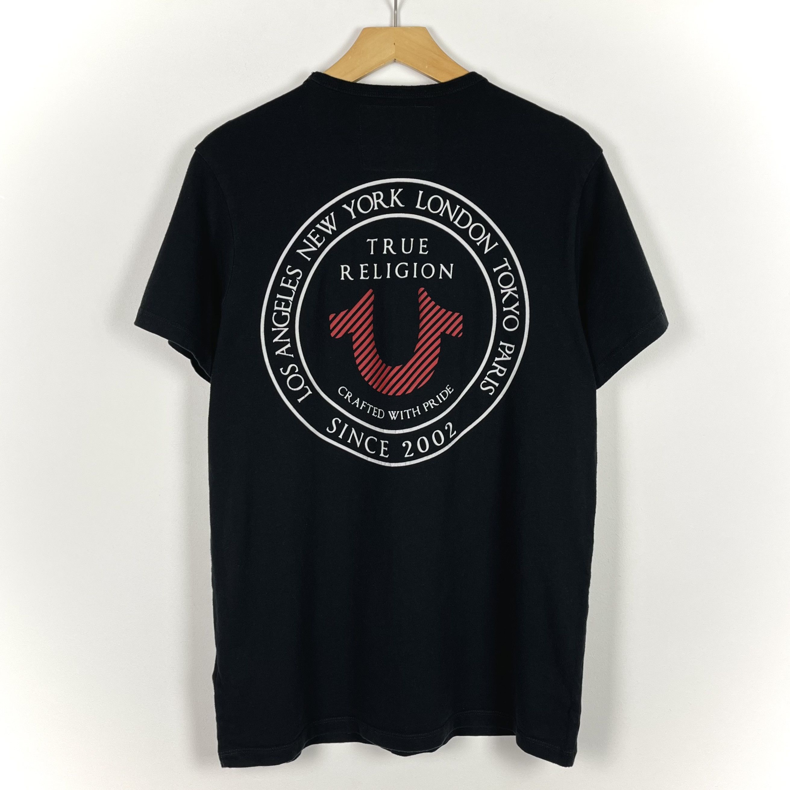 True Religion Vintage True Religion Y2K Big Logo Japanese T Shirt 00’s Size US L / EU 52-54 / 3 - 1 Thumbnail