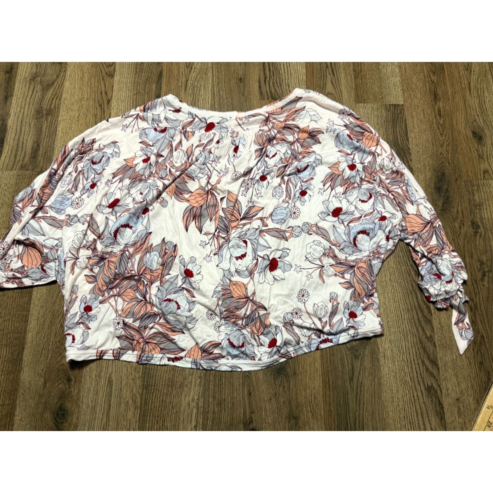 Free People Free People Shirt Womens Medium Multicolor Floral Long Sleeve Button Shirt Size M / US 6-8 / IT 42-44 - 2 Thumbnail