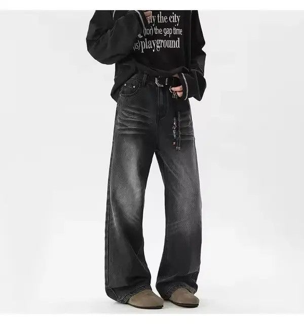 Japanese Brand Asabuki x Hatsu Washed Style Denim Pant Size US 29 - 4 Thumbnail