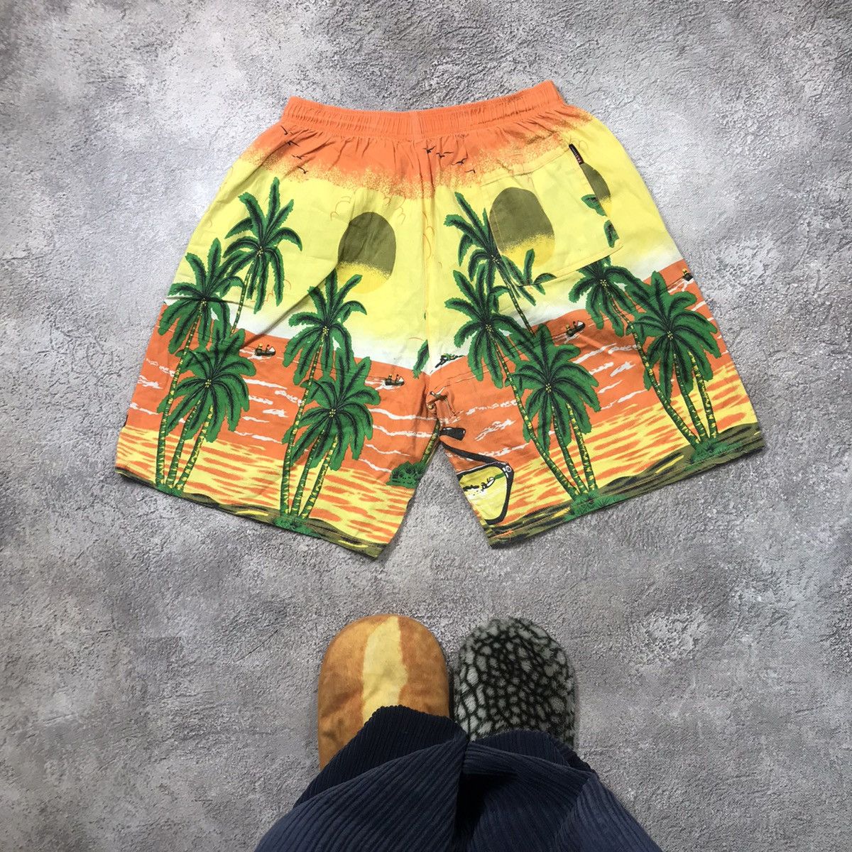 Vintage vintage floral Hawaiian shorts surf streetwear japan Y2K Size US 30 / EU 46 - 3 Thumbnail
