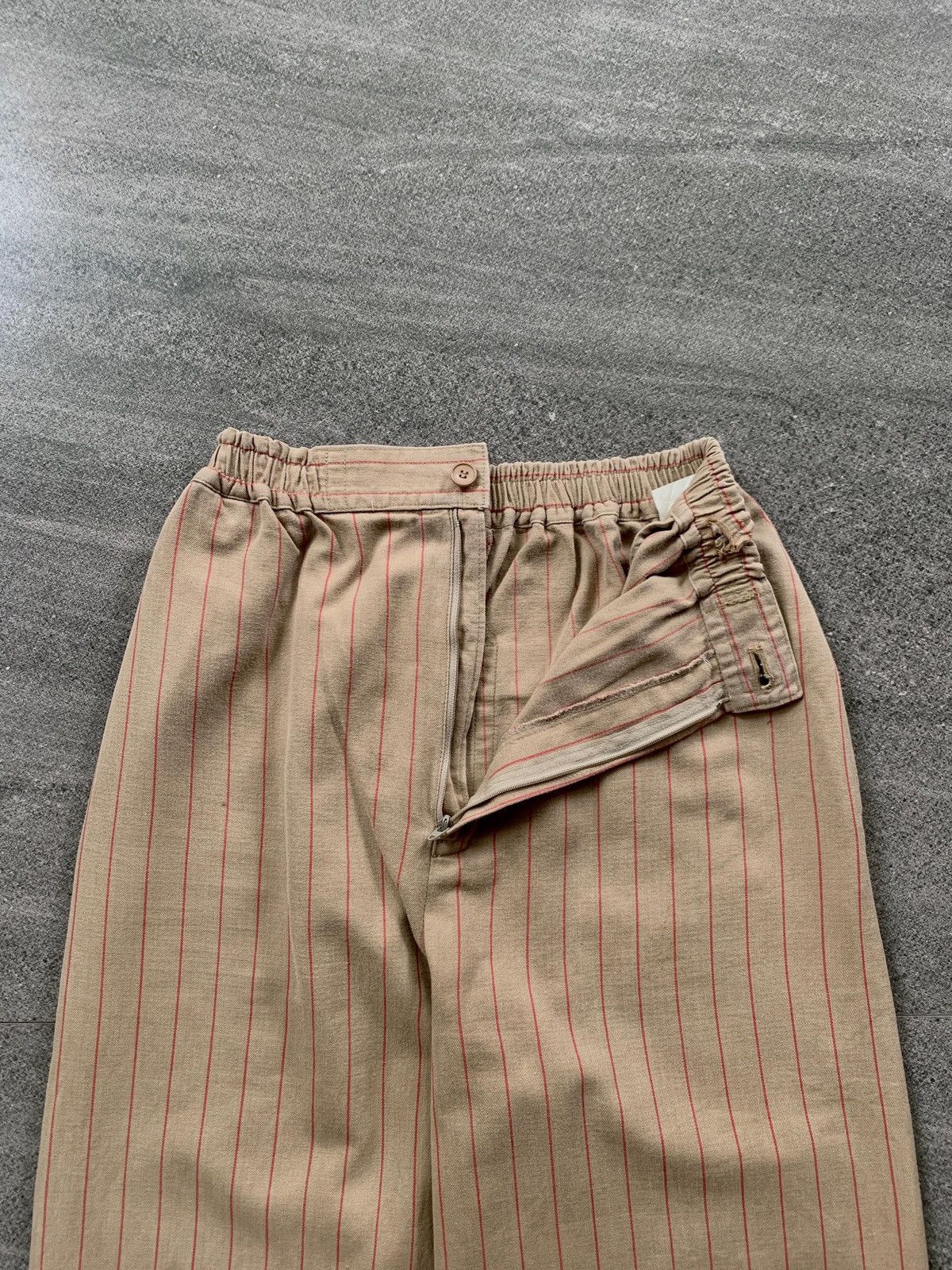 Issey Miyake FREE TAX! Issey Sport Relaxed Striped Trousers Size US 29 - 3 Thumbnail