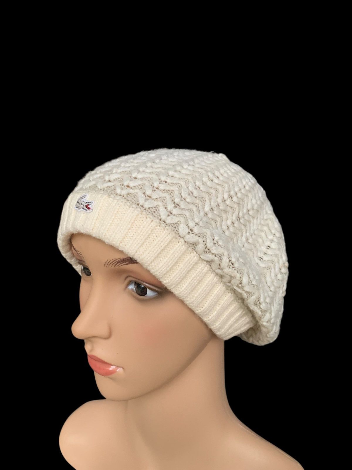 Japanese Brand × Lacoste × Vintage Lacoste Knitted Beanie Hat Size ONE SIZE - 8 Thumbnail