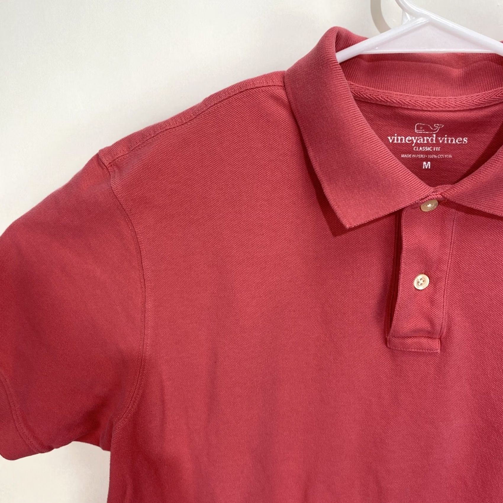Vineyard Vines Vineyard Vines Classic Fit Short Sleeve Polo Shirt Men's Pink Medium Ocean Reef Polo Shirt USA Whale Logo Embroidered Button-Down Collar Vintage: No Size US M / EU 48-50 / 2 - 5 Thumbnail