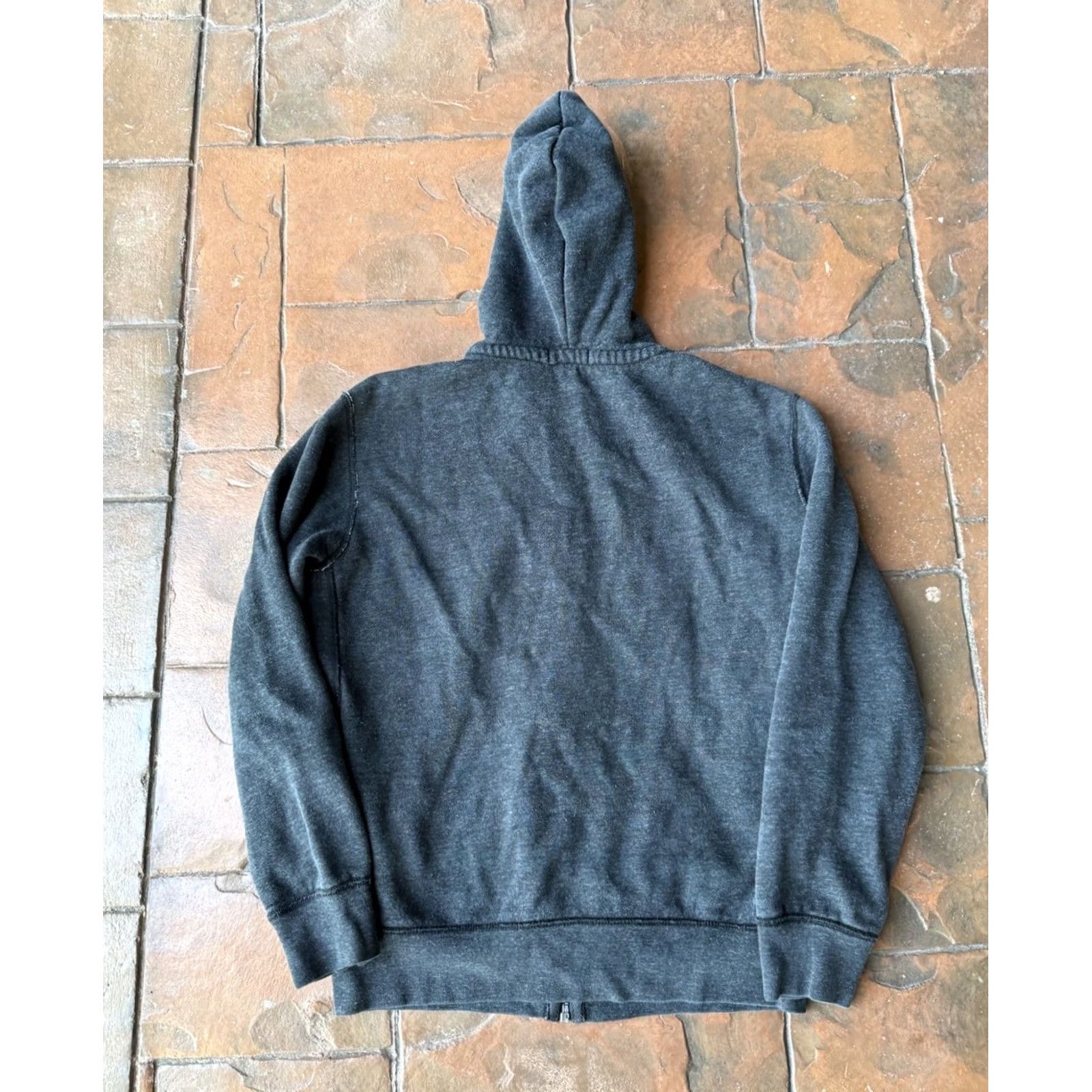 Polo Ralph Lauren Polo Ralph Lauren Hoodie Sweatshirt Zip Up Large Gray Cotton Blend Knit Full Zip Hooded Pockets Logo Men Size US L / EU 52-54 / 3 - 3 Thumbnail