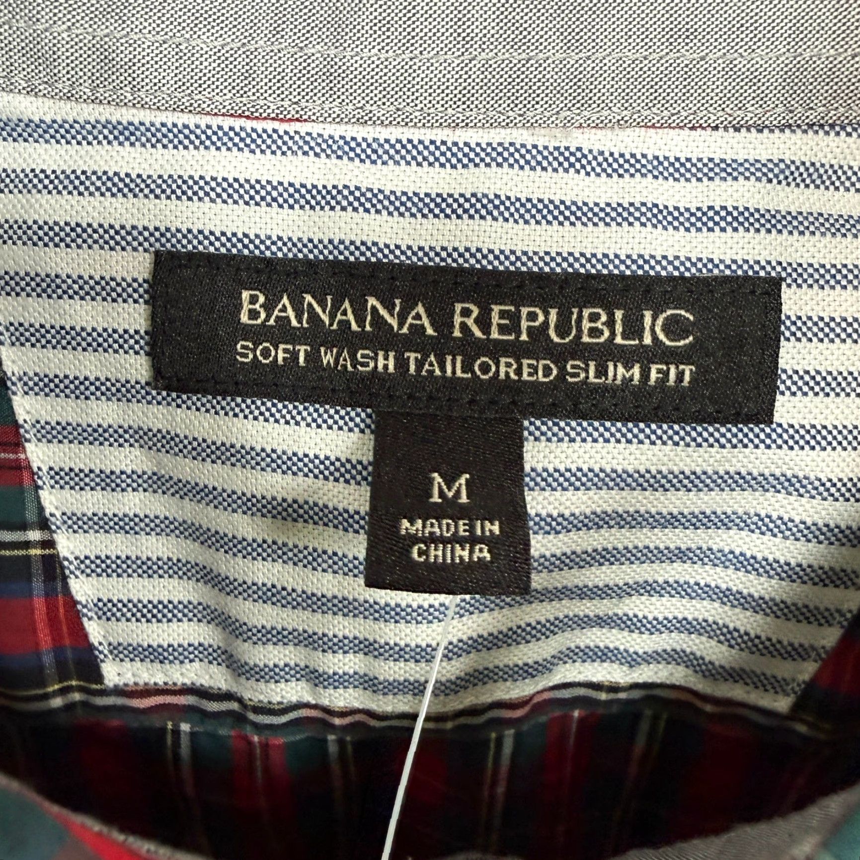Banana Republic VINTAGE Banana Republic Button-Down Shirt Mens M Red Plaid Slim Fit NEW Size US M / EU 48-50 / 2 - 6 Thumbnail