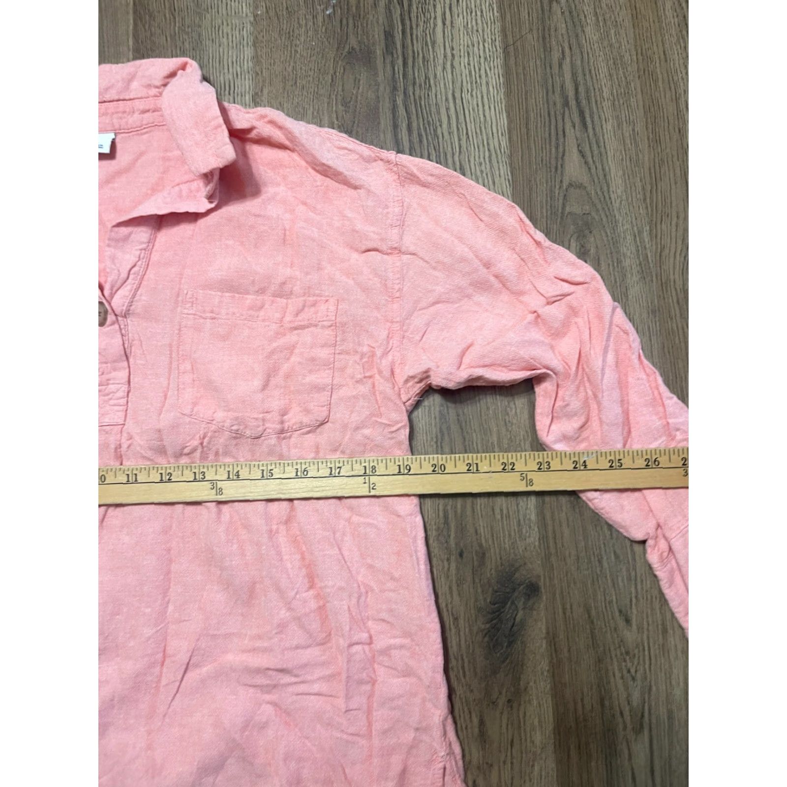 Old Navy Old Navy Blouse Women’s Size L Pink 3/4 Sleeve V-Neck Casual Modern Regular Size L / US 10 / IT 46 - 6 Thumbnail