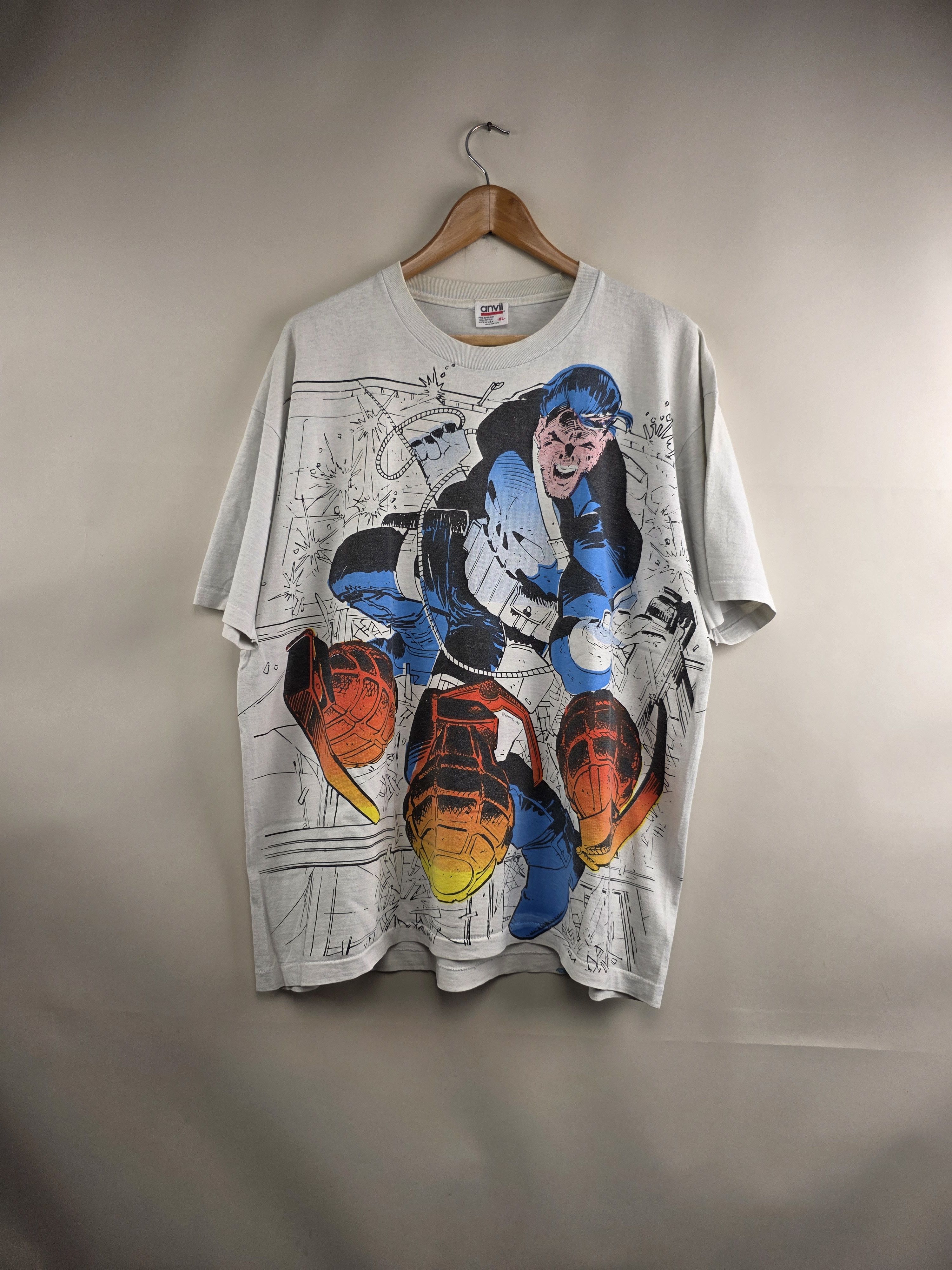 Marvel Comics 1992 Marvel Comics Punisher Megaprint XL 23.5" 29" Size US XL / EU 56 / 4 - 1 Thumbnail