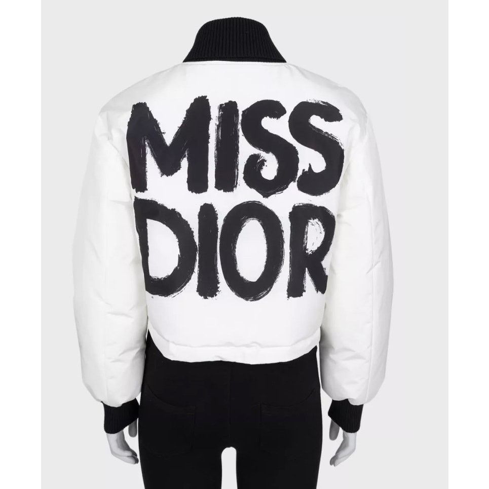 Dior Christian Dior Cropped Logo Jacket Sz.38/ M Size M / US 6-8 / IT 42-44 - 3 Thumbnail
