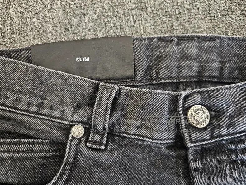 Balmain Balmain Men's Moto Style Denim Jeans. Size US 29 - 3 Thumbnail