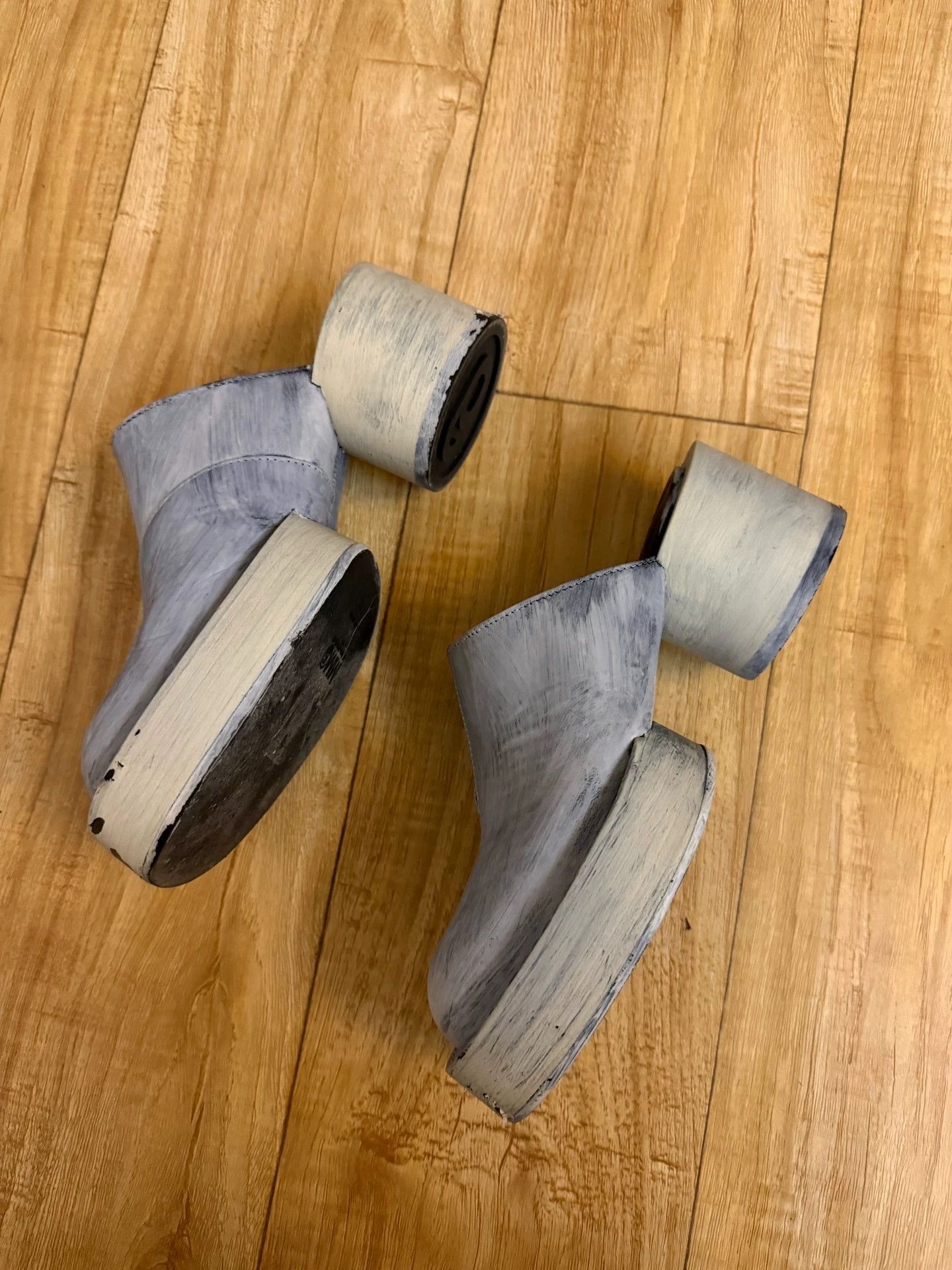 MM6 mm6 Painter Slippers 35 (fits 36 narrow) Worn 1-2x Size US 4.5 / IT 34.5 - 3 Thumbnail