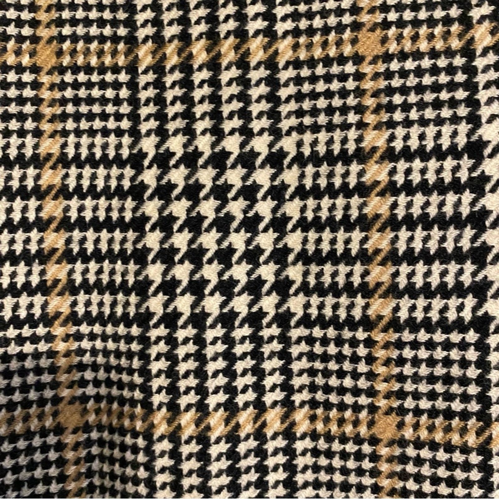 Pendleton Pendleton $268 Women’s 16 Blk Houndstooth 100% Wool Coat Size XXL / US 16-18 / IT 52-54 - 10 Thumbnail