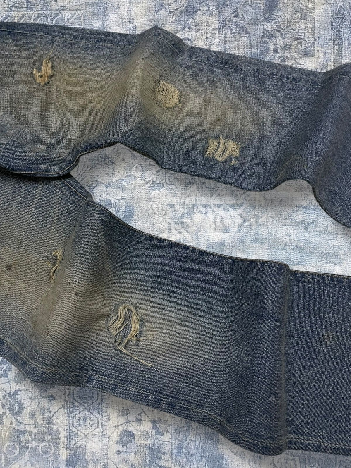Hysteric Glamour Vintage 90s Japan Designer Nano Universe Mudwash Distressed Size US 32 / EU 48 - 6 Thumbnail