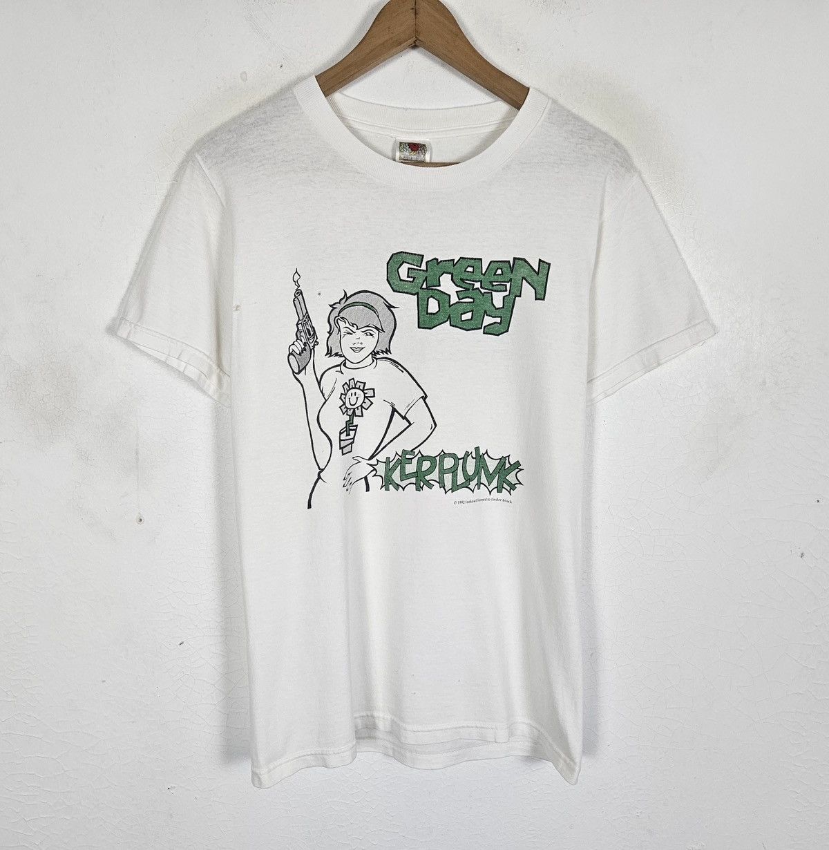 Band Tees Vintage 90s Green Day Kerplunk Album Lookout Records shirt Size US S / EU 44-46 / 1 - 3 Thumbnail