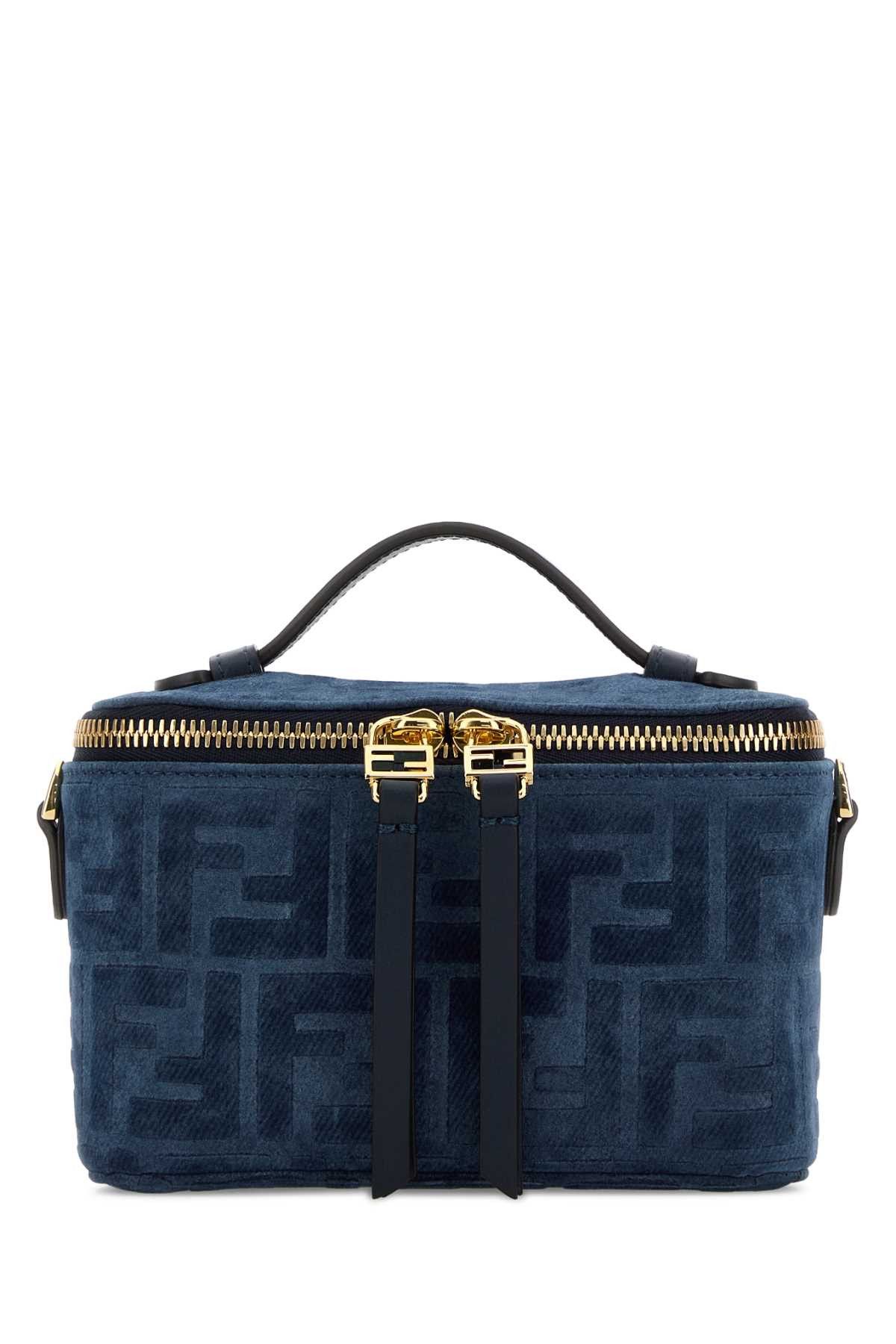 Fendi Blue Velvet Fendi Vanity Handbag Size ONE SIZE - 1 Thumbnail
