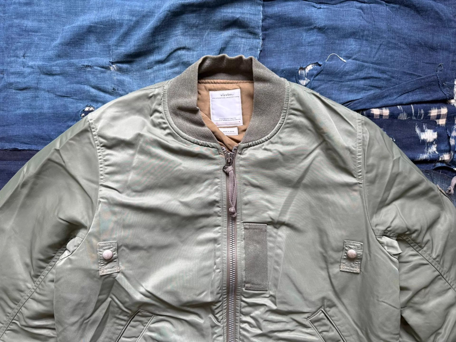 Visvim Visvim 19SS Thorson JKT Collage MA1 Olive 3 (Worn, Accs) Size US L / EU 52-54 / 3 - 5 Thumbnail