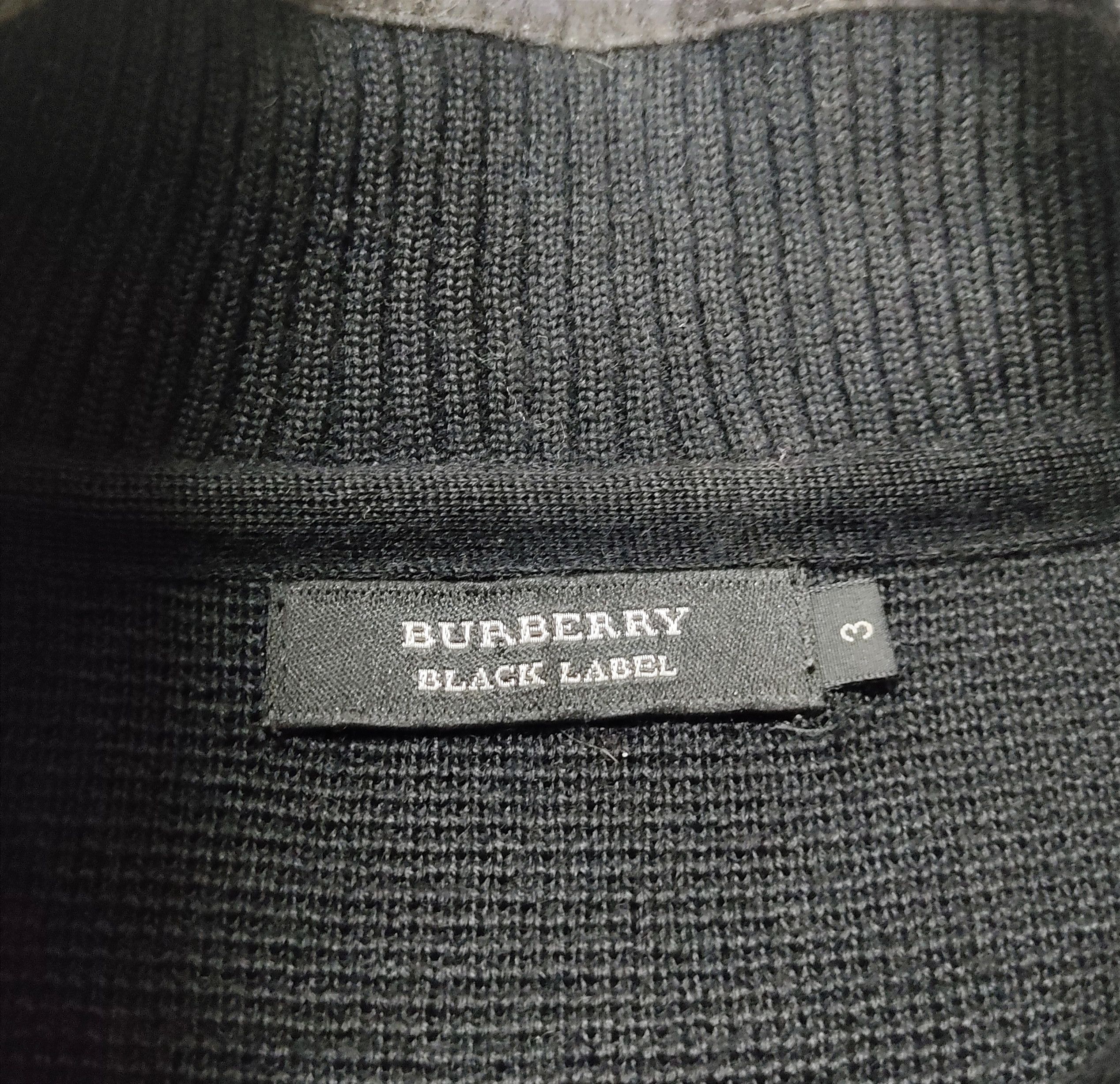 Black Label Burberry Black Label Wool Knitted Zipper Jacket Size US M / EU 48-50 / 2 - 13 Thumbnail