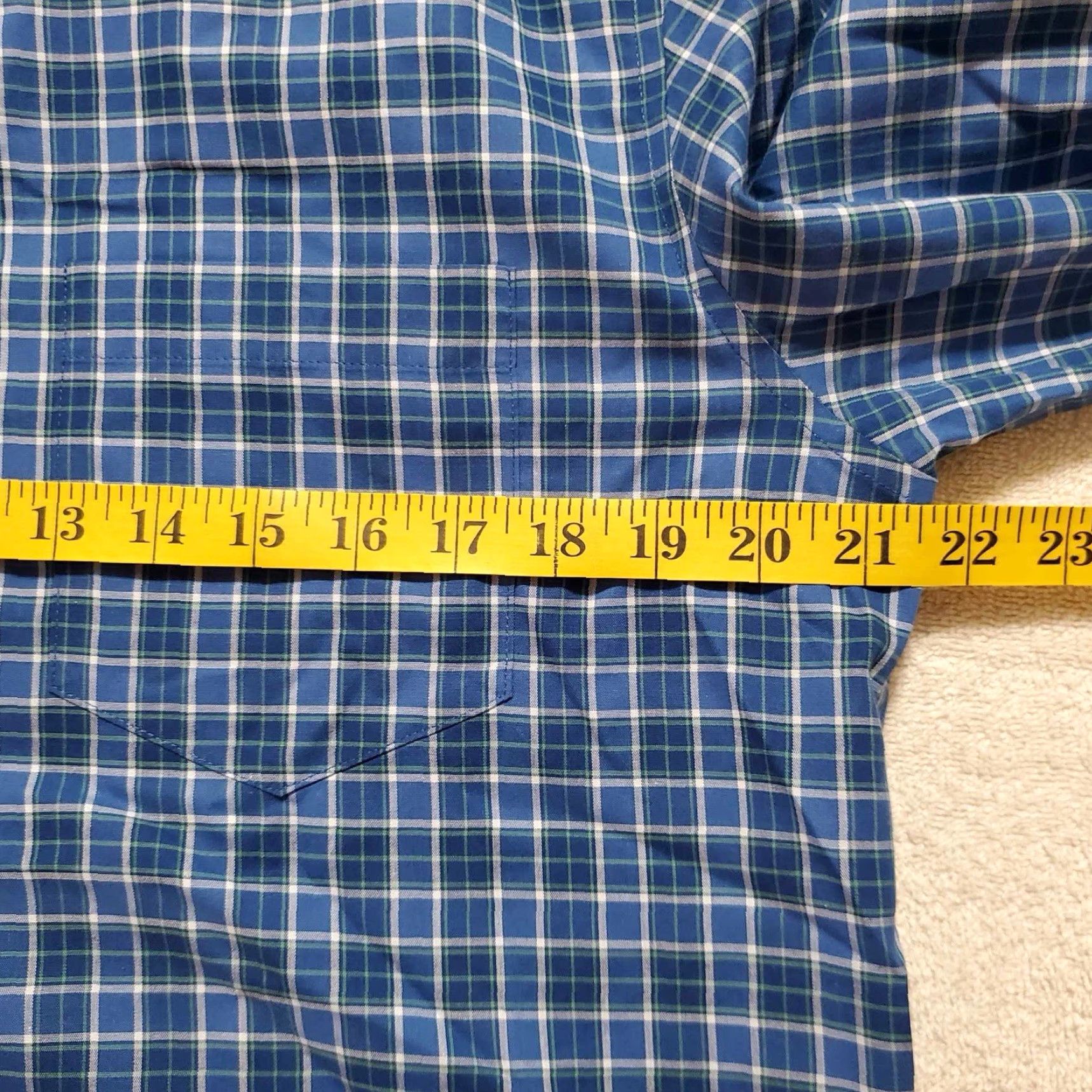 Vintage Ll Bean Mens Button Up Shirt Small Reg Blue Plaid S Size US S / EU 44-46 / 1 - 3 Thumbnail
