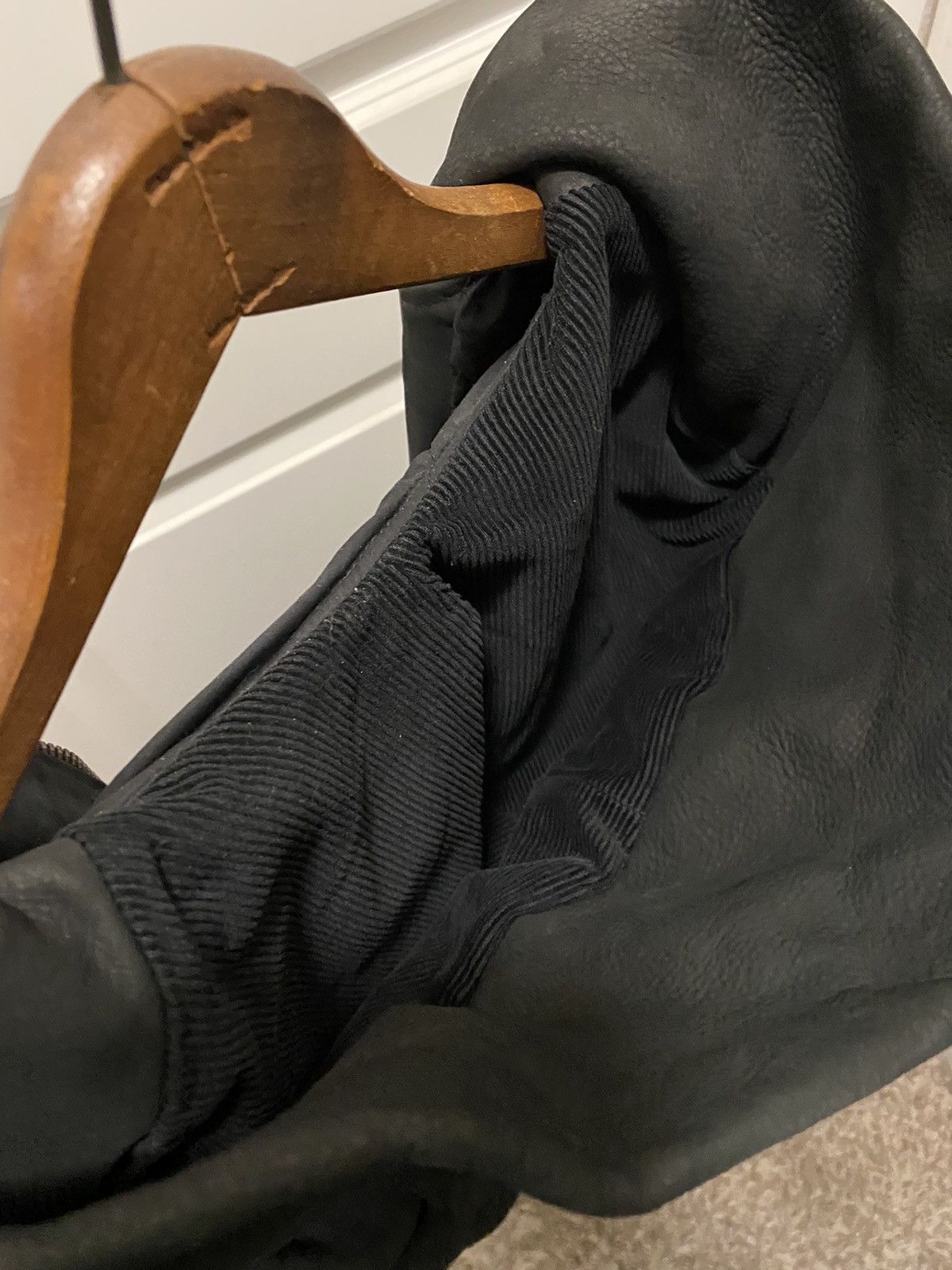 Rick Owens FW13-14 Heavy Hooded Leather Jacket Size US L / EU 52-54 / 3 - 6 Thumbnail