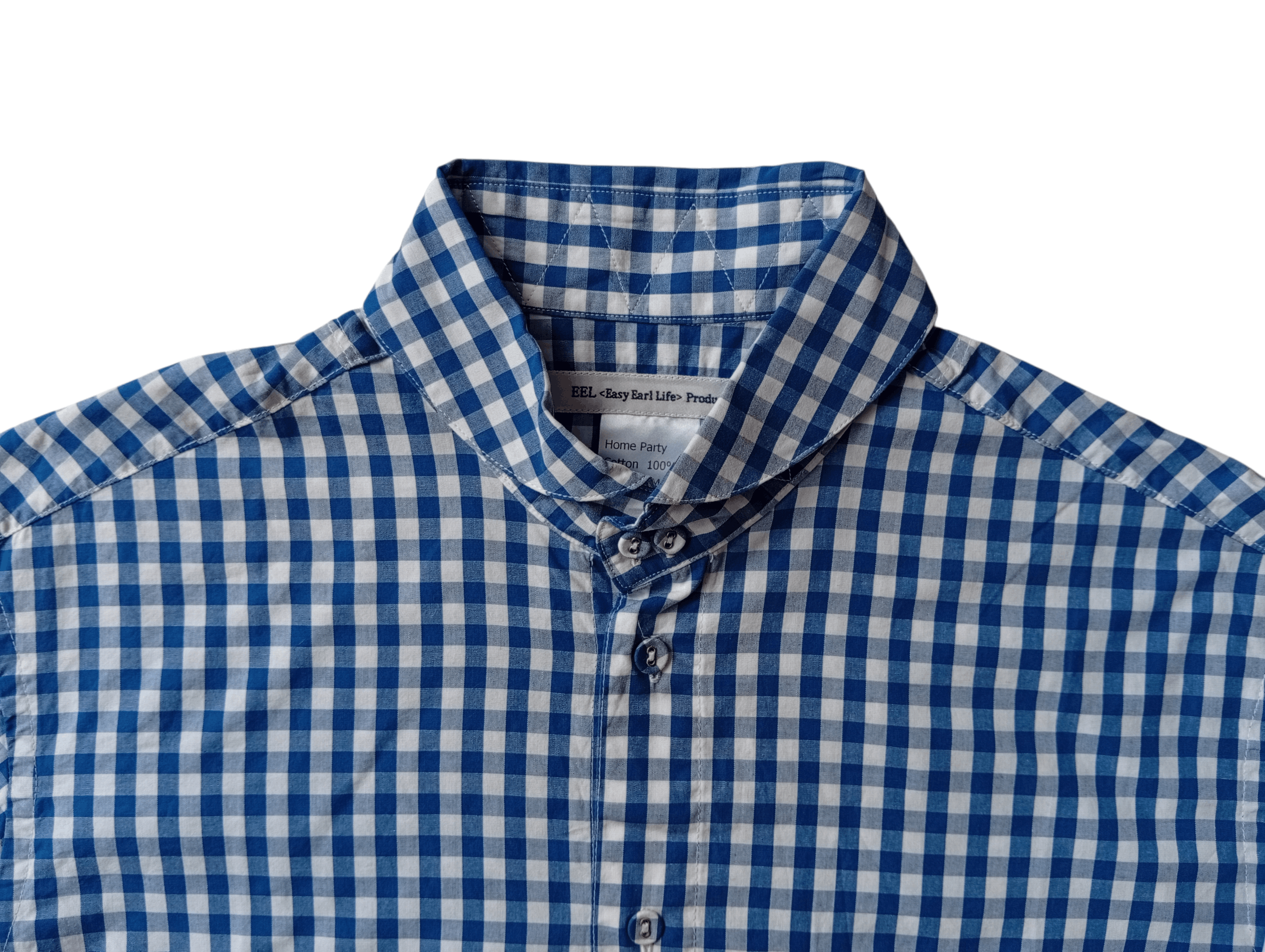 Easy Earl Life Easy Earl Life EEL home party gingham shirt Size US M / EU 48-50 / 2 - 3 Thumbnail