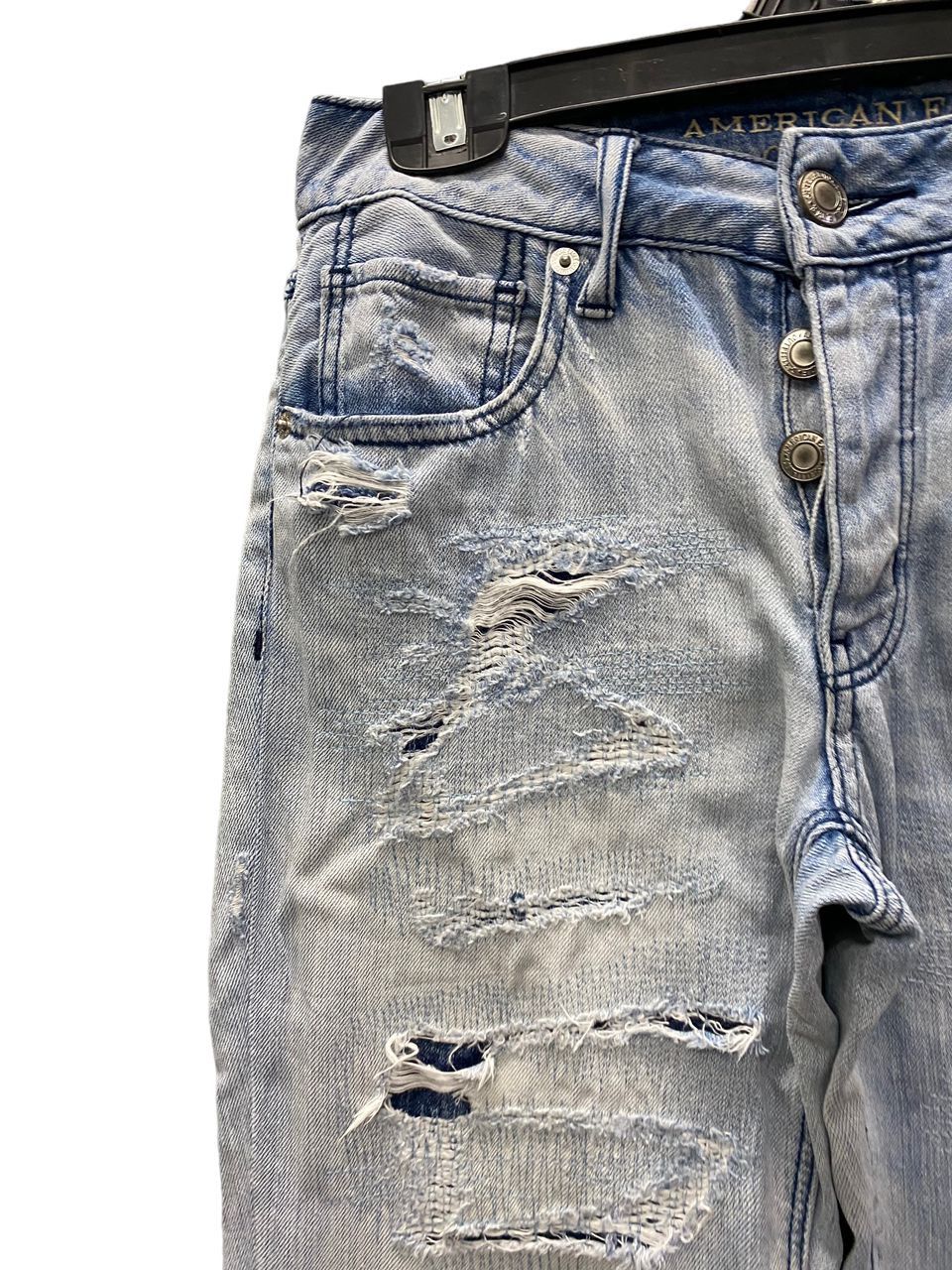 American Eagle Outfitters 💥BEST OFFER💥AMERICAN EAGLE TOMGIRL DISTRESSED DENIM Size 28" / US 6 / IT 42 - 8 Thumbnail