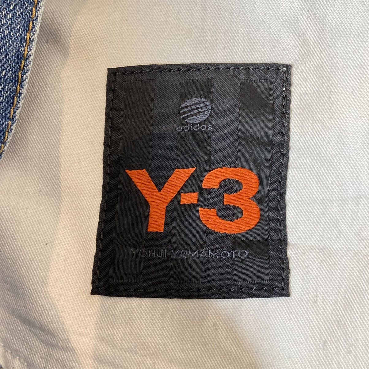 Y-3 Vintage Yohji Yamamoto Y-3 X Adidas SS05 Three Stripes Jean Size US 34 / EU 50 - 9 Thumbnail