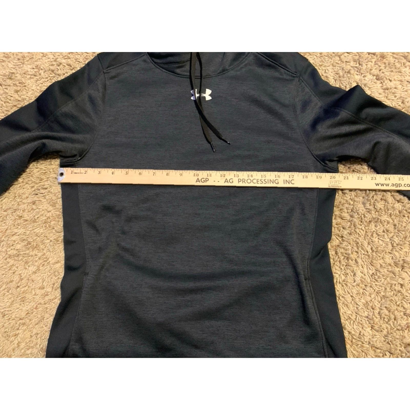 Under Armour Under Armour Hoodie Pullover Long Sleeve Black XS-XL Regular Size M L/S Cold Gear Fleece Pocket Logo Size M / US 6-8 / IT 42-44 - 3 Thumbnail