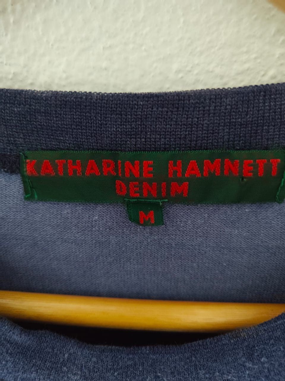 Katharine Hamnett London KATHARINE HAMNETT DENIM STRIPES POCKET SHIRT Size US M / EU 48-50 / 2 - 3 Thumbnail