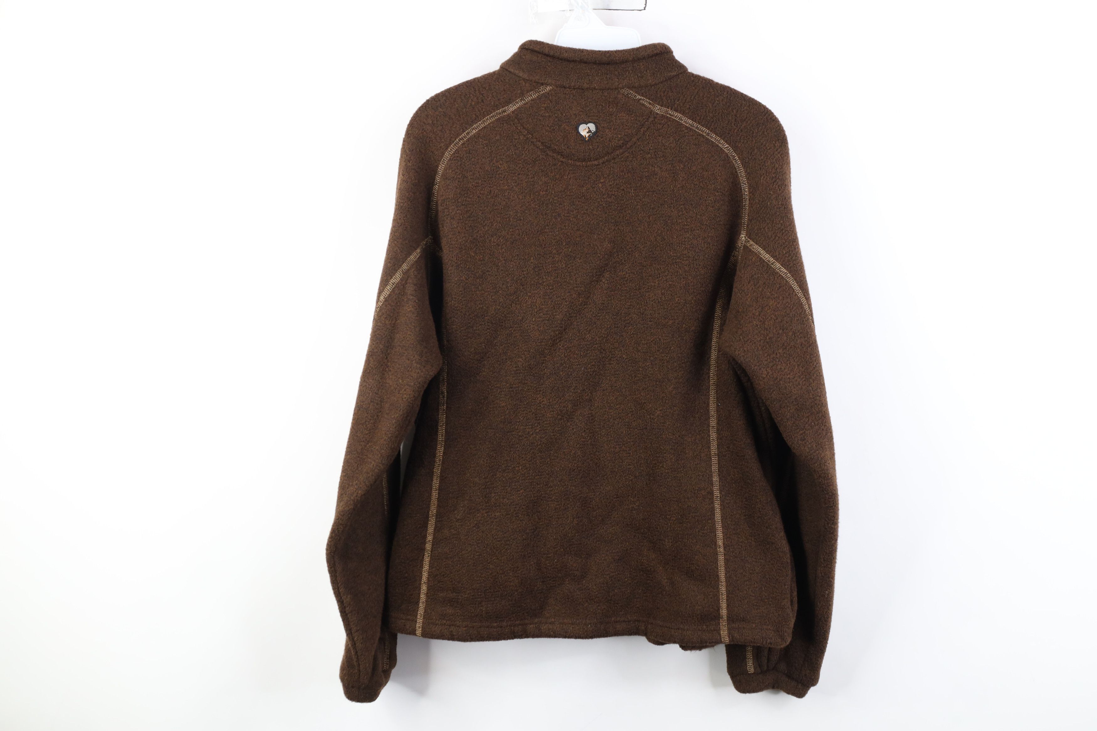 Kuhl Kuhl Mountain Spell Out Alfpaca Fleece Full Zip Jacket Brown Size L / US 10 / IT 46 - 11 Thumbnail