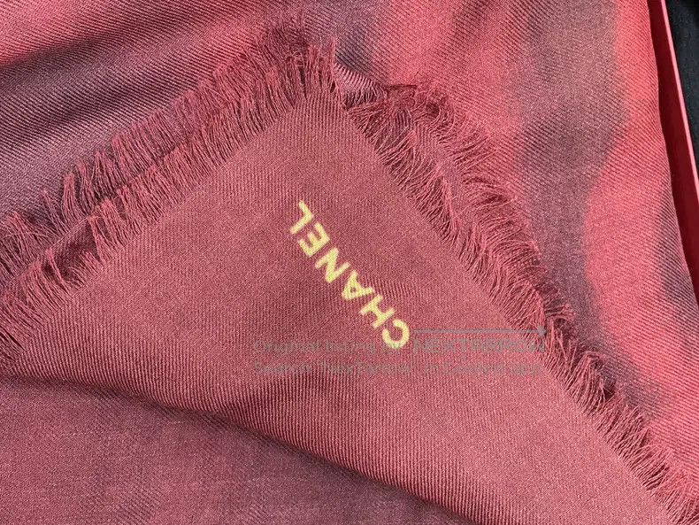 Chanel Chanel 26 vic gift limited cashmere scarf shawl Size ONE SIZE - 3 Thumbnail