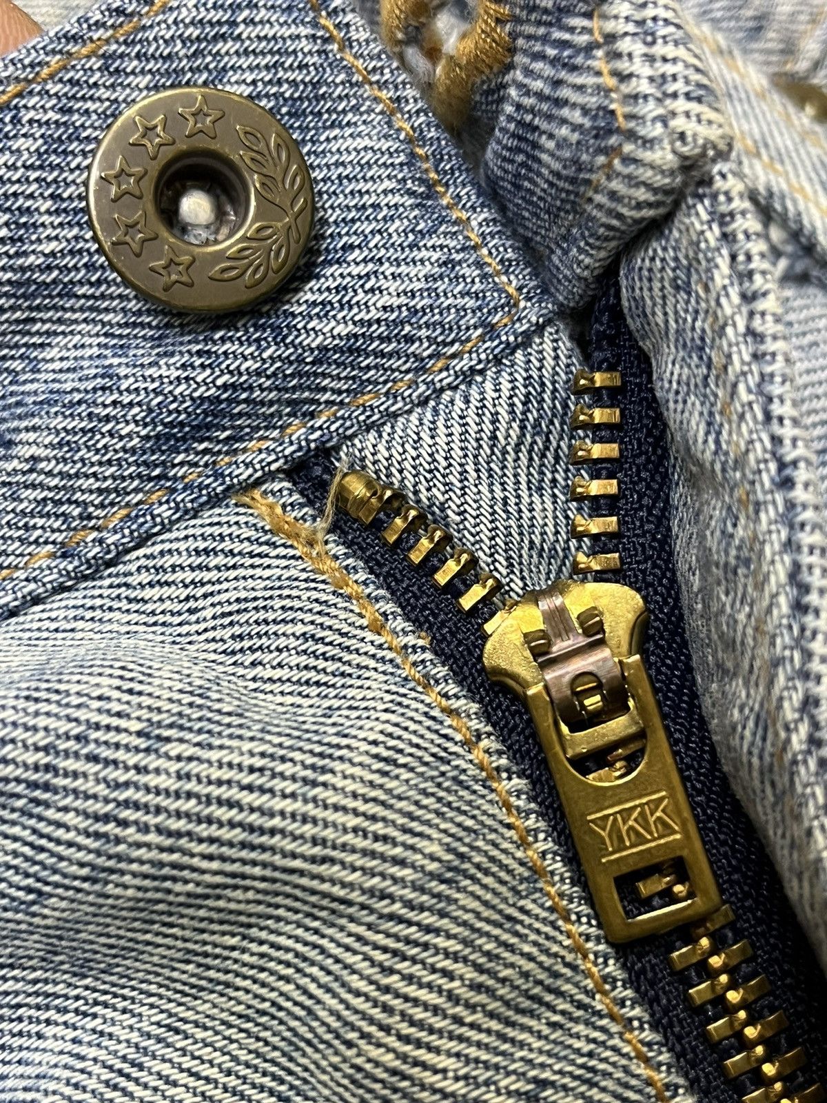 Japanese Brand SICK🔥JAPANESE PATCHWORK JEANS inspired hysteric glamour Size US 30 / EU 46 - 16 Thumbnail