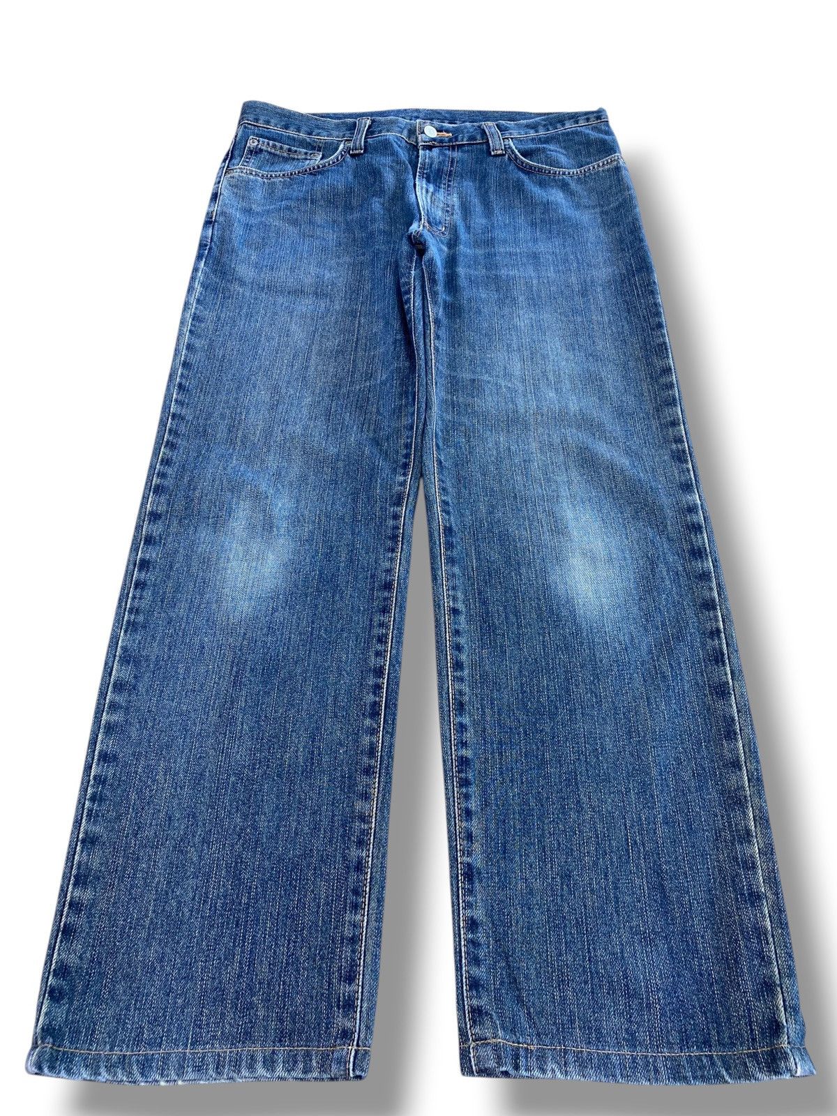 Edwin Edwin Blue Wash Style Loose Jeans Size US 34 / EU 50 - 1 Thumbnail