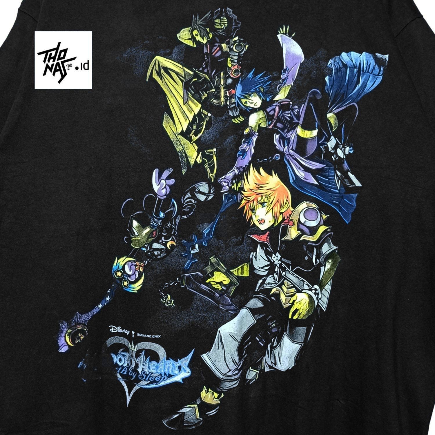 image of Vintage Kingdom Hearts Disney Square Enix in Black, Men's (Size XL)