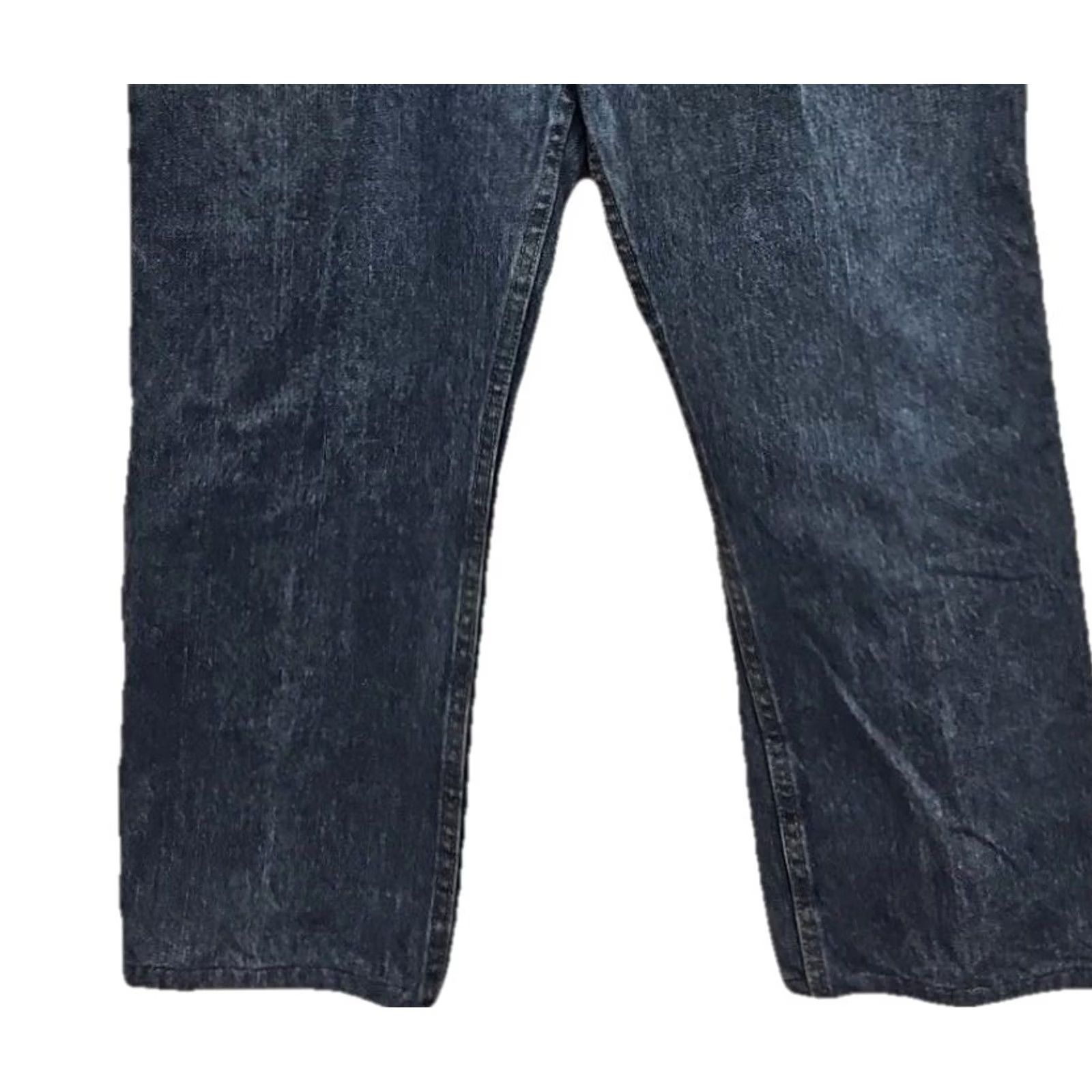 Wrangler Wrangler Jeans Men’s 34x24 Regular Straight Cotton Denim Y2K Vintage-Style Blue 2000s Size US 34 / EU 50 - 3 Thumbnail