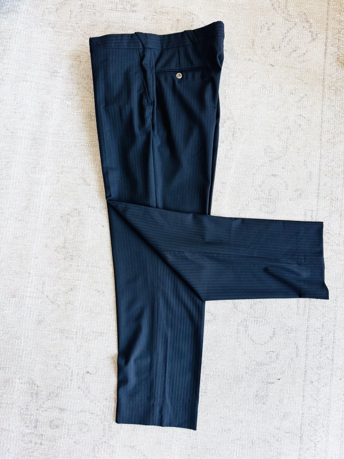 Thierry Mugler Vintage Thierry Mugler black slacks sz 52 Size 52R - 1 Thumbnail