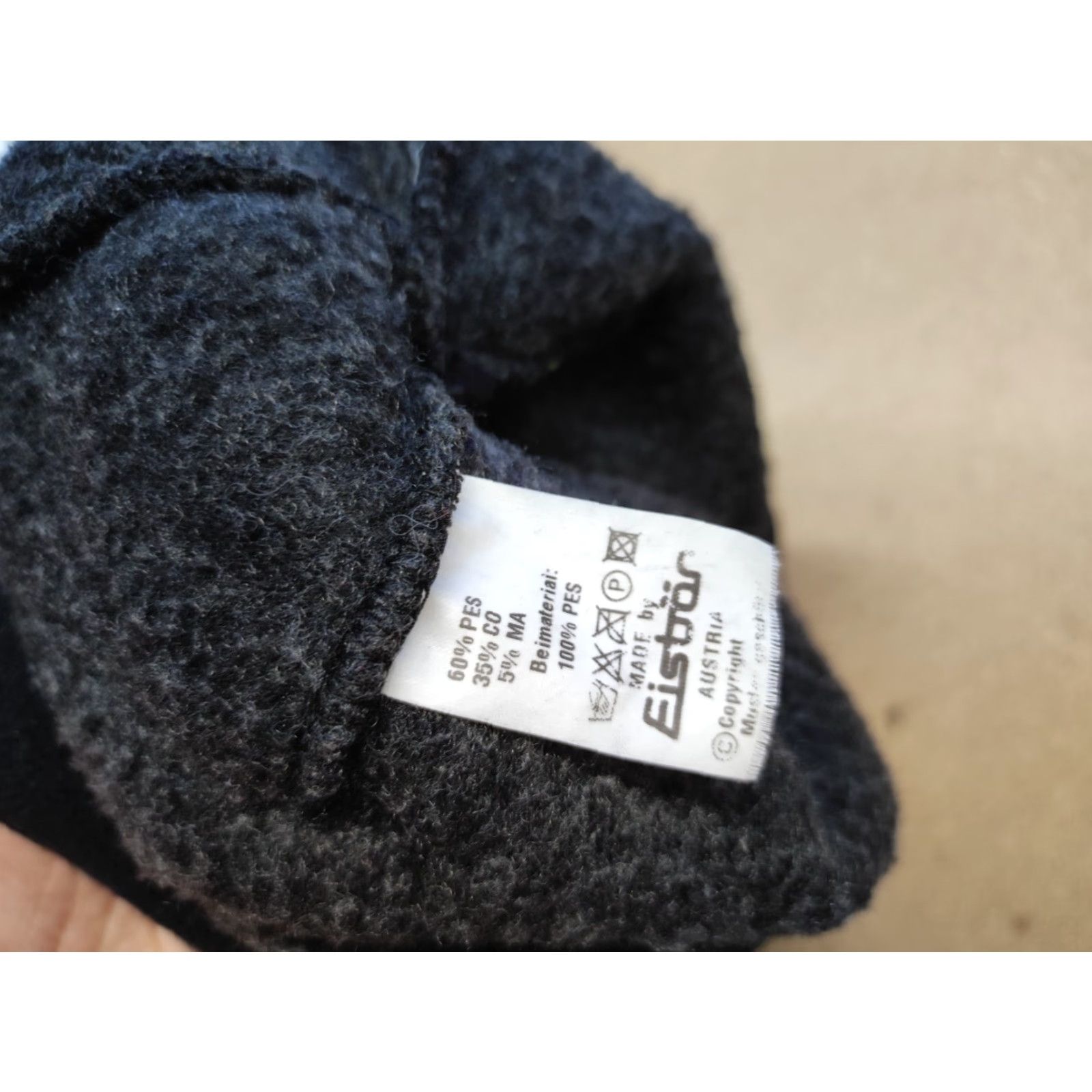 Vintage Eisbar Beanie Hat One Size Gray Ski Hiking Outdoor Thermal Fleece Vintage Lined Beanie Mens Womens Unisex Adults Clothing Accessories Size ONE SIZE - 7 Thumbnail