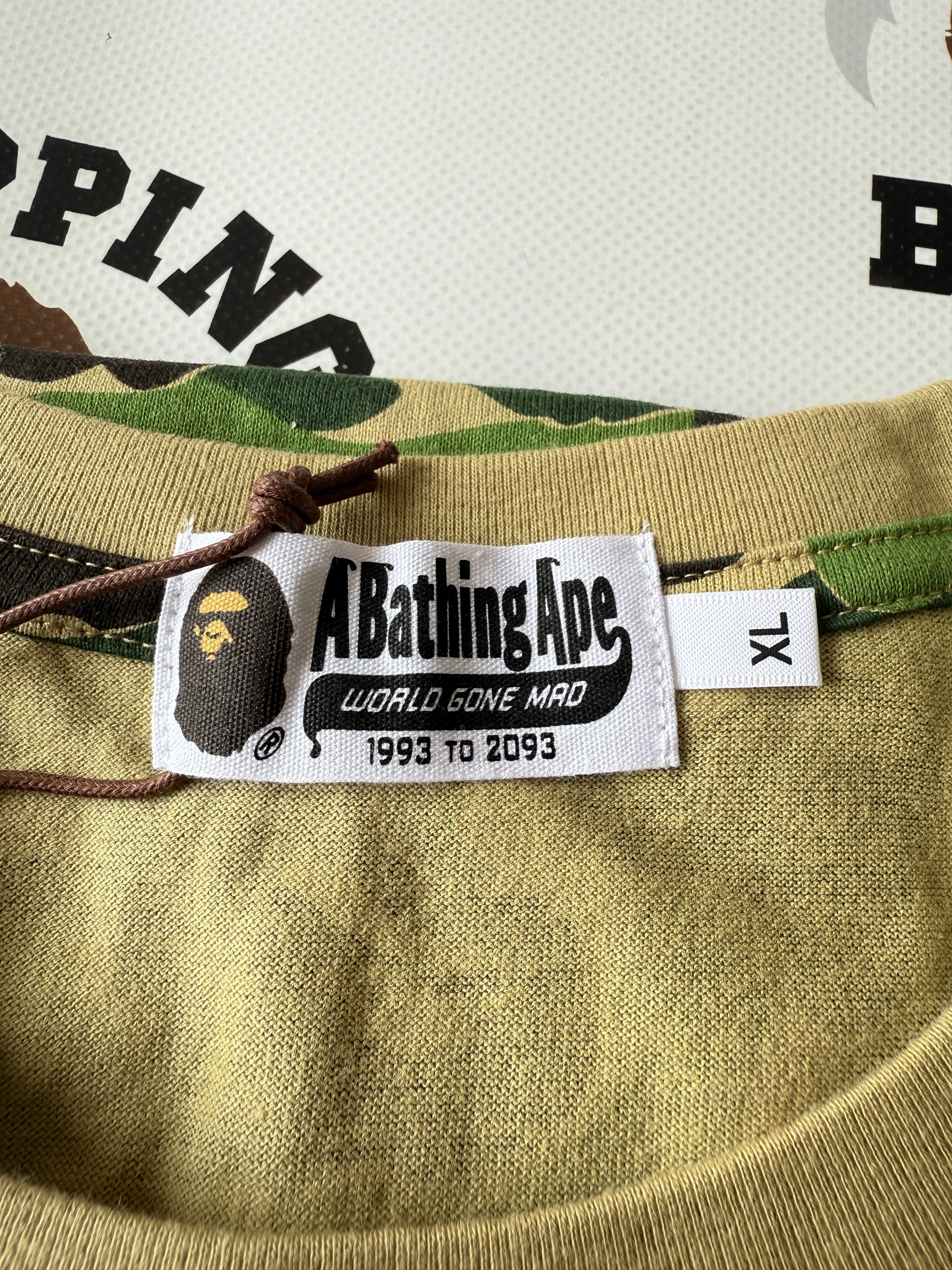 Bape BAPE ABC CAMO APE HEAD ONE POINT TEE Size US XL / EU 56 / 4 - 7 Thumbnail