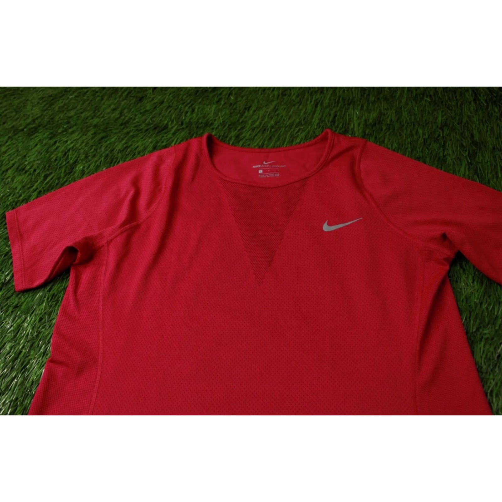 Nike Nike Zonal Cooling Training Shirt Women L Pink Jersey Short Sleeve Reflective Logo Running 60cm 52cm Size L / US 10 / IT 46 - 2 Thumbnail