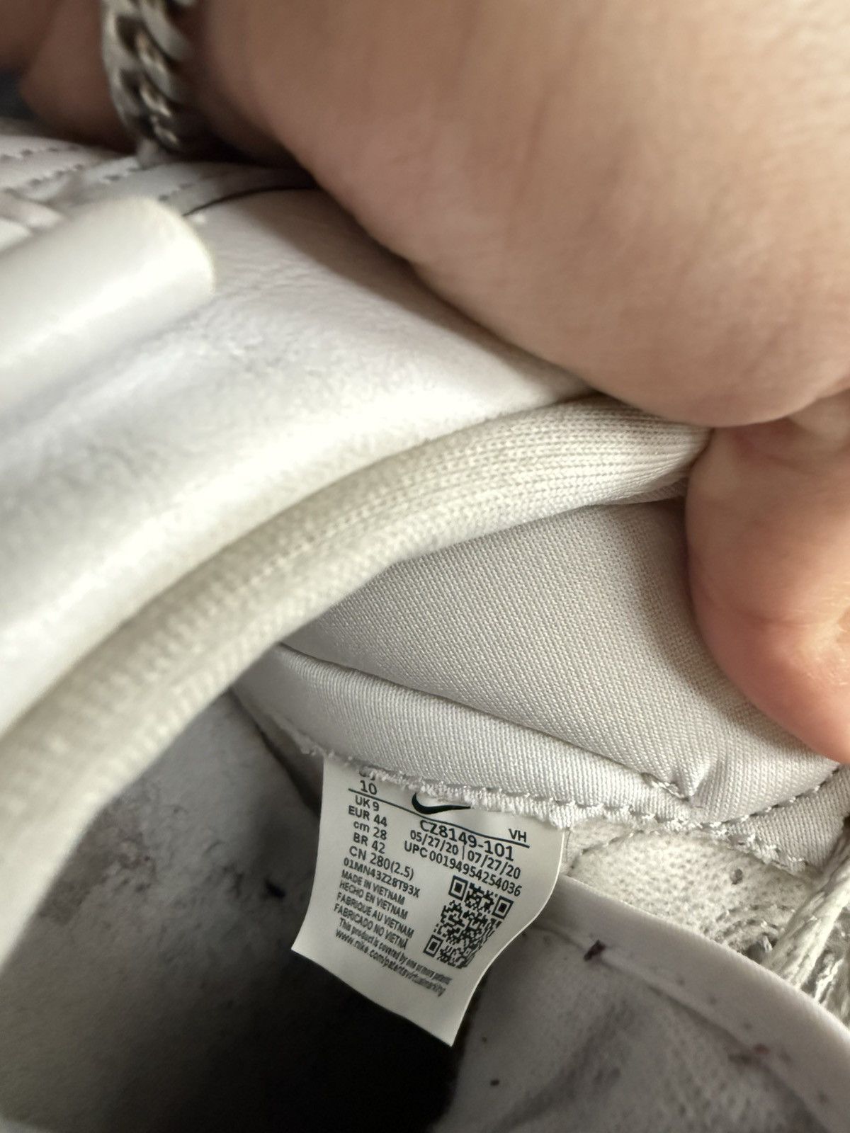 Nike Nike Dunk High SP Pure Platinum Size US 10 / EU 43 - 7 Thumbnail
