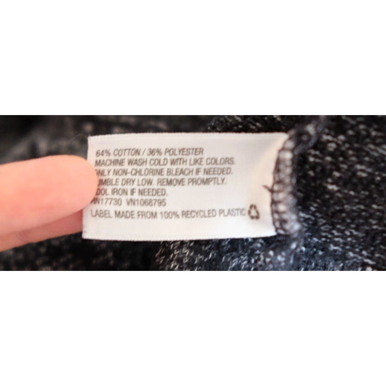 Merona Merona Sweatshirt Heather Black/Gray Cowl Neck Pullover Women's L #p95-436 Size L / US 10 / IT 46 - 8 Thumbnail