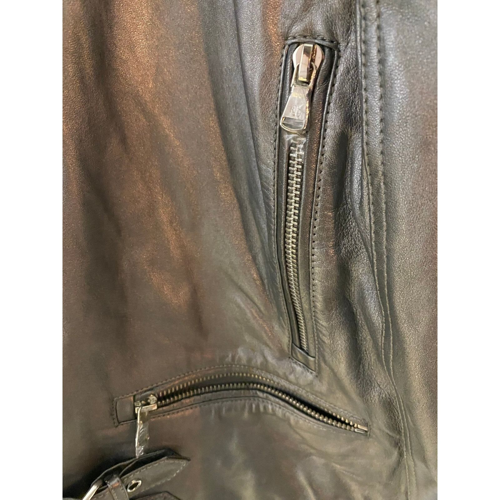 Lauren Ralph Lauren Lauren Ralph Lauren Metalic Moto Jacket Women's 3X NEW Size 3XL / US 20-22 - 5 Thumbnail