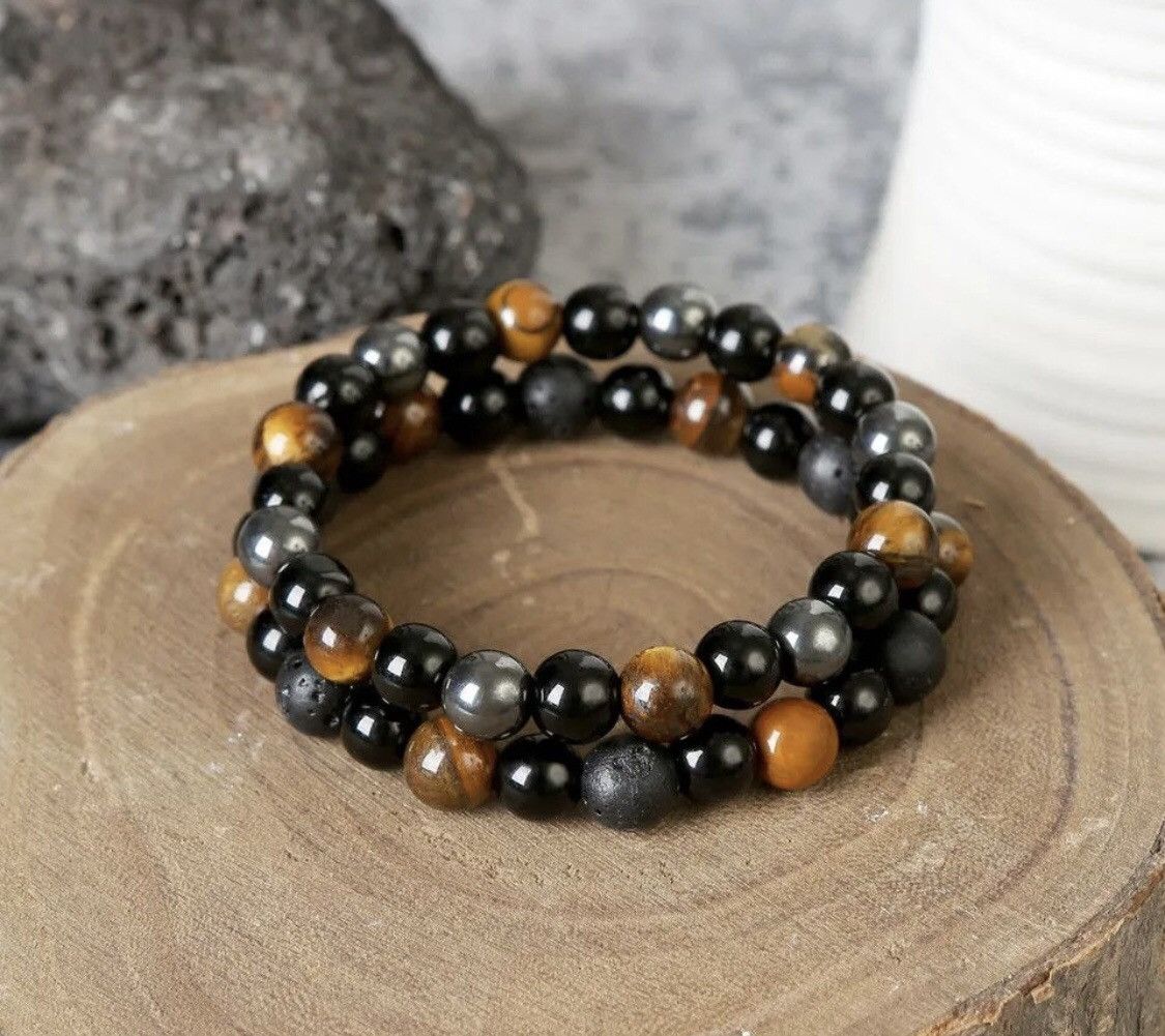 Other 2 Black Pieces Stone Bracelet Size ONE SIZE - 1 Thumbnail