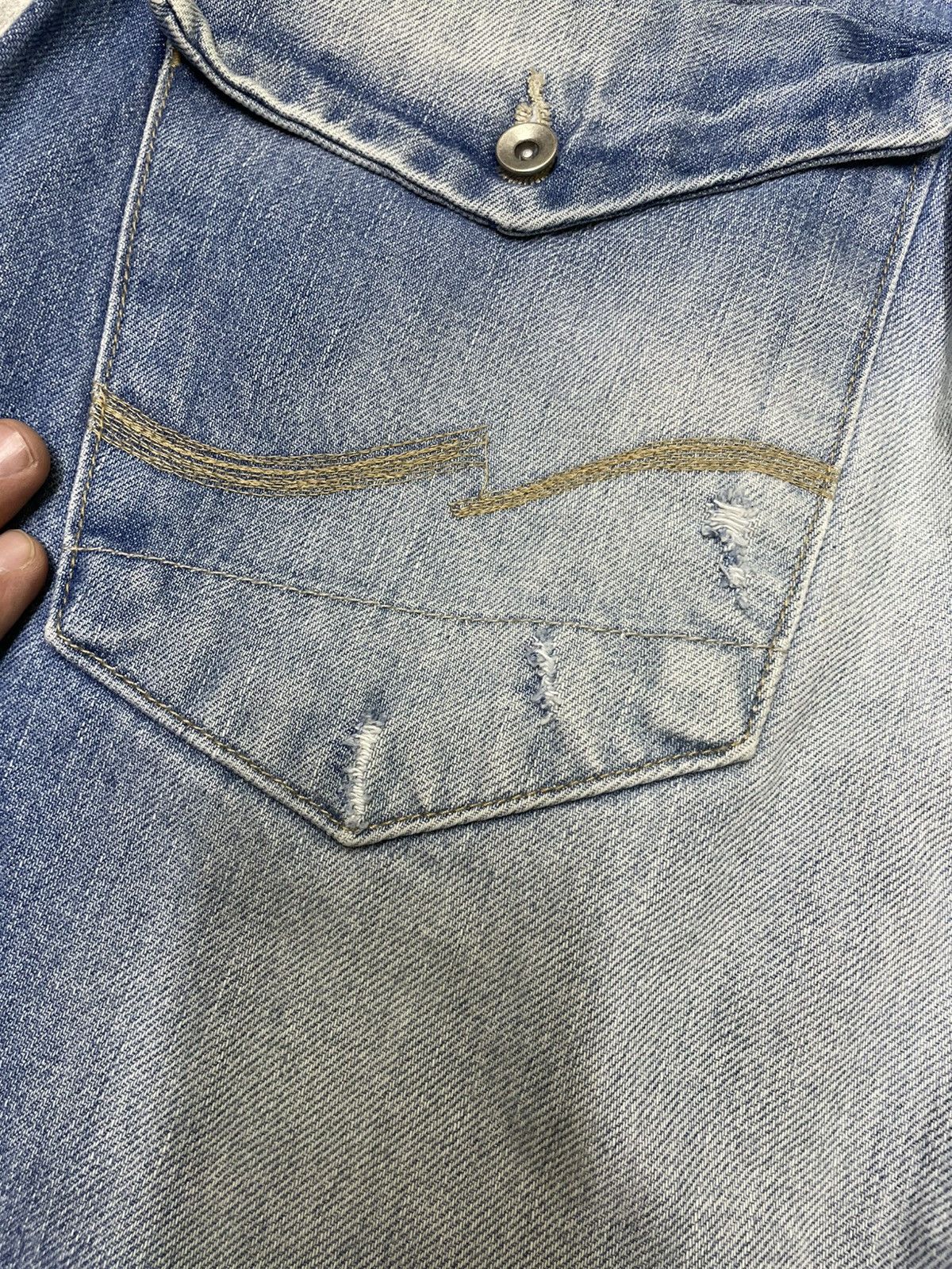 If Six Was Nine × Japanese Brand × Le Grande Bleu (L.G.B.) Flared Denim Jeans – LGB / If Six Was Nine Energy Size US 32 / EU 48 - 11 Thumbnail