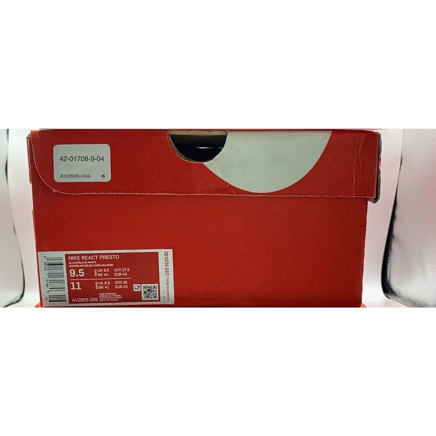 Nike NEW Nike React Presto Trouble At Home AV2605-006 Men's 9.5 Size US 9 / EU 42 - 9 Thumbnail