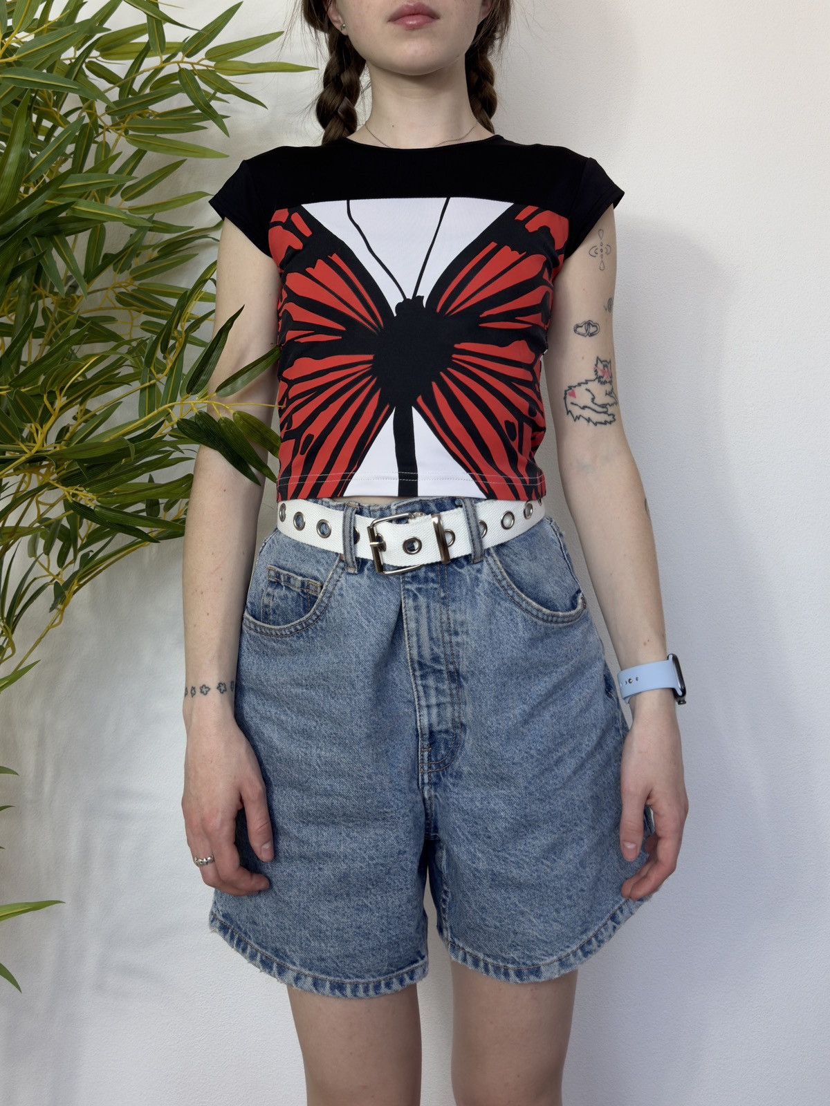 Vintage VINTAGE TERMO BUTTERFLY TANK TOP Size XS / US 0-2 / IT 36-38 - 2 Thumbnail