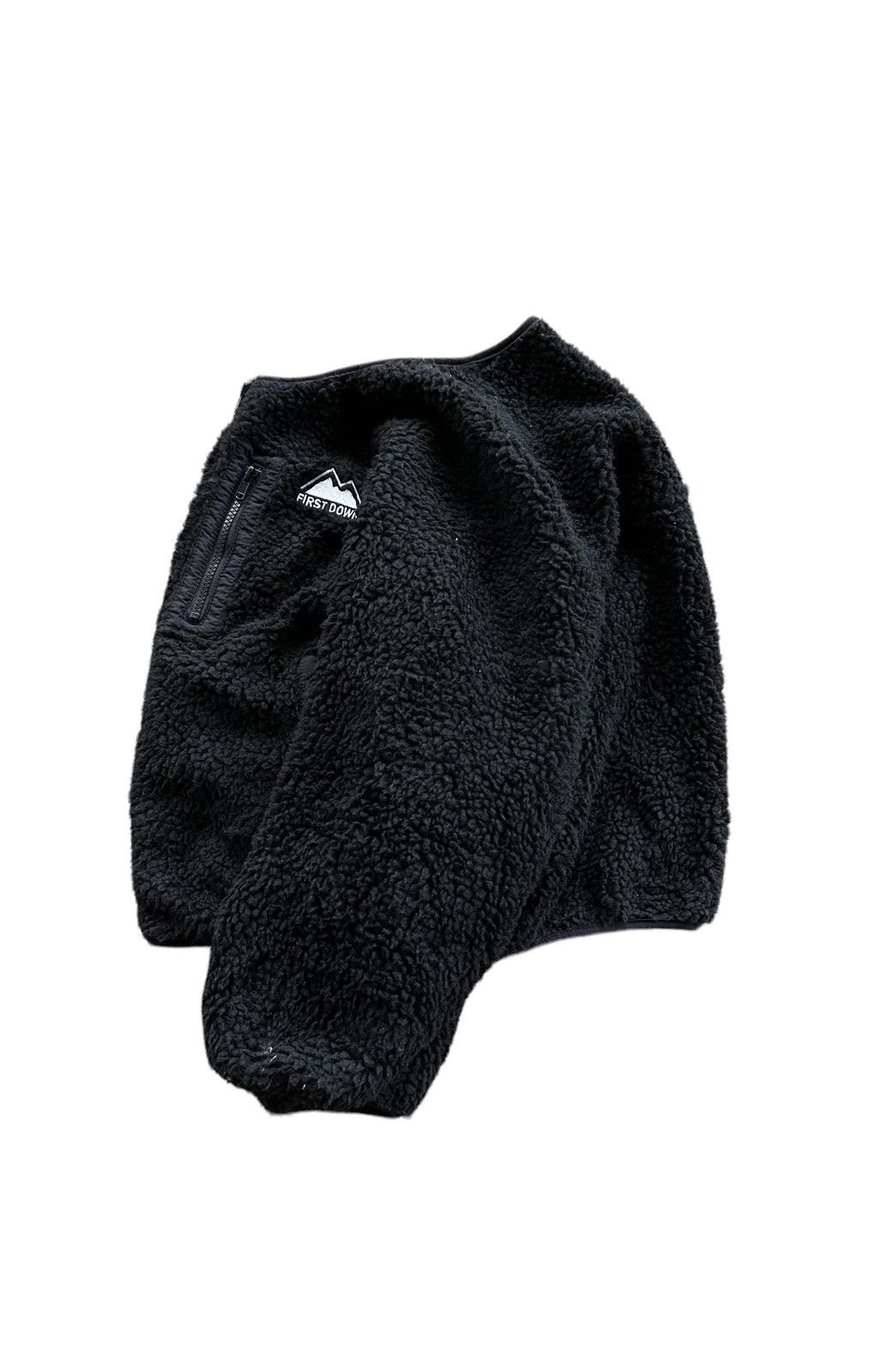 Vintage First Down Fleece Jacket Size M / US 6-8 / IT 42-44 - 2 Thumbnail