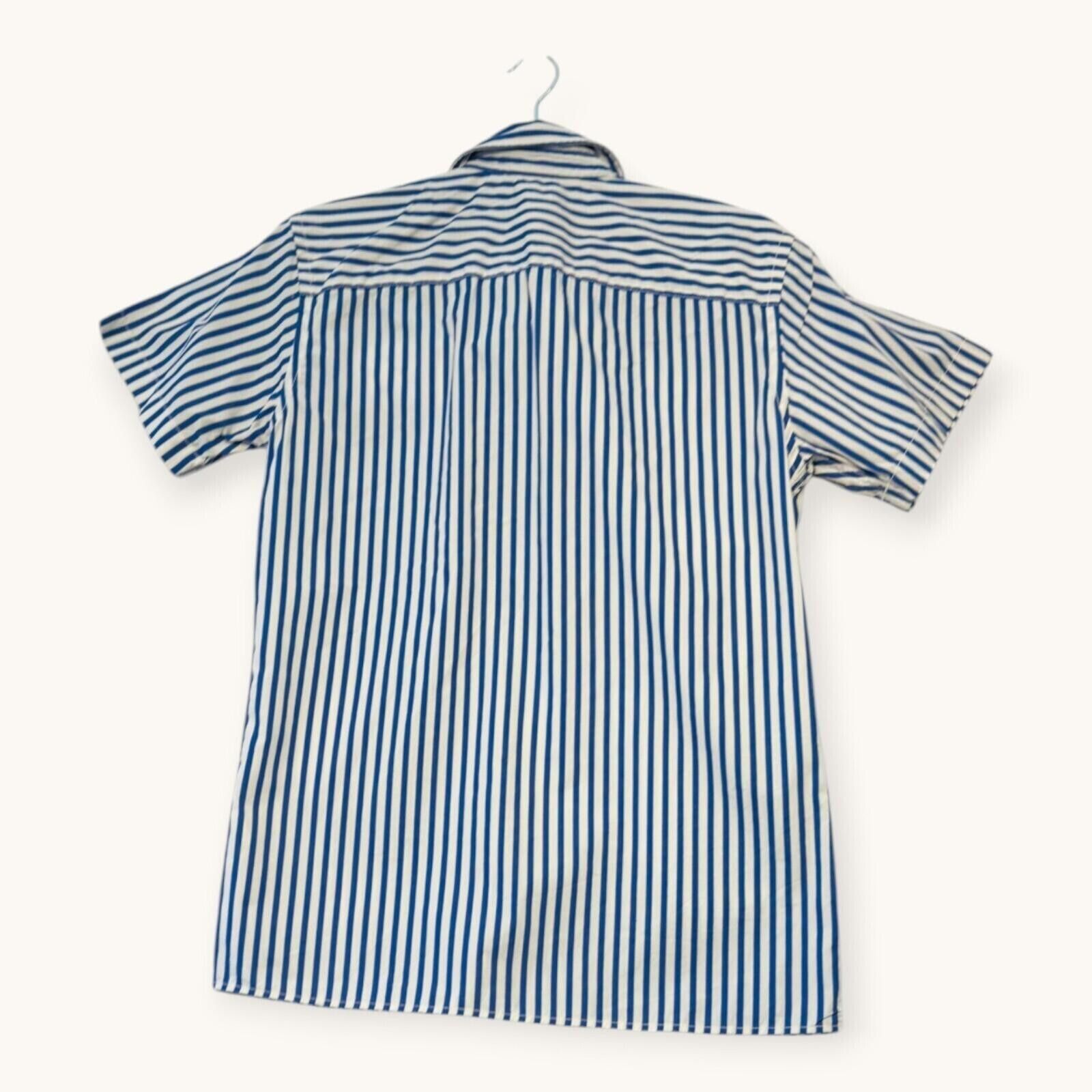 Jack & Jones Jack & Jones Shirt Men's UK Size S White and Blue Striped Size US S / EU 44-46 / 1 - 5 Thumbnail