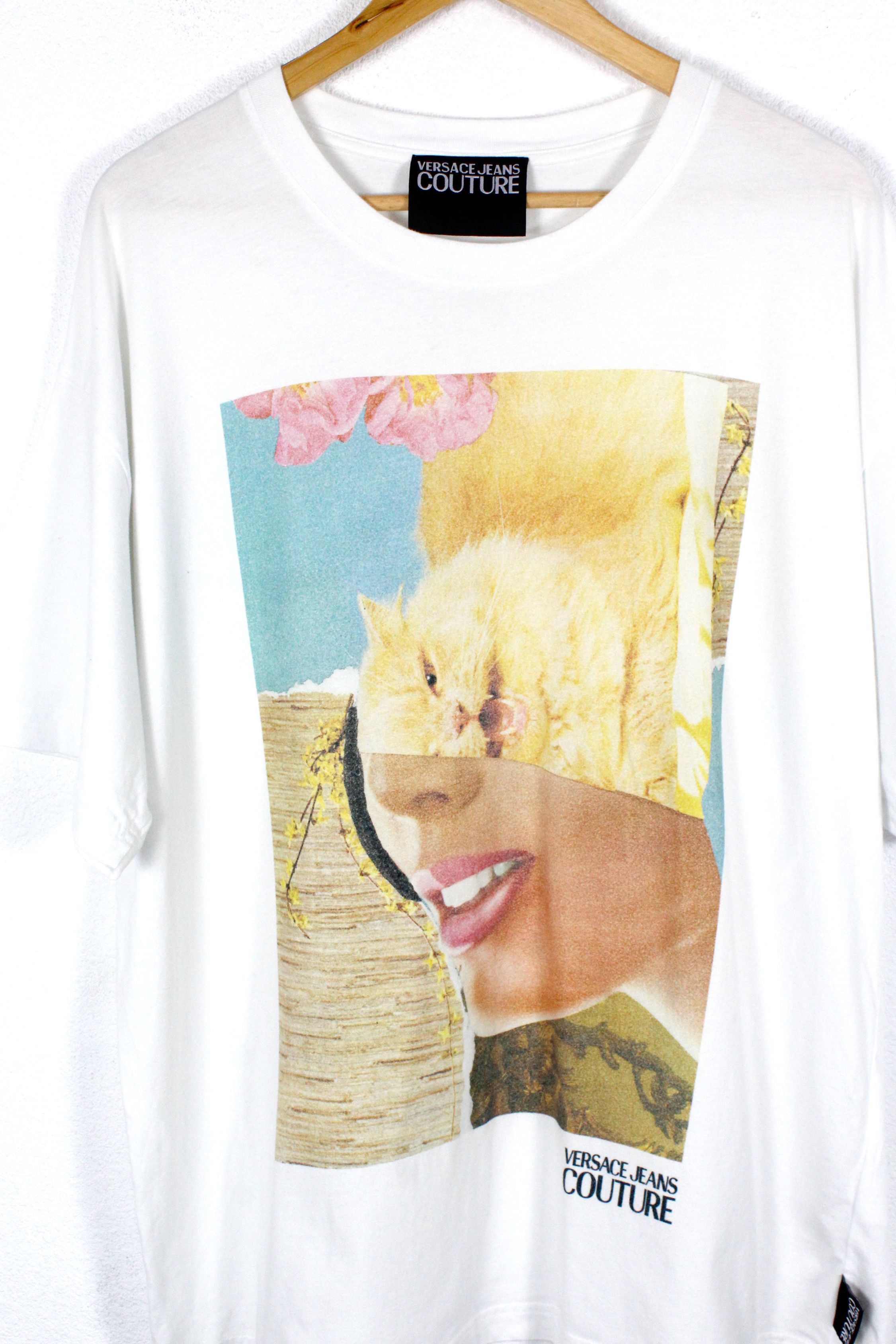 Versace × Versace Jeans Couture Versace Jeans Couture x Rosa Burgess Logo Graphic Tee Tshirt Size US L / EU 52-54 / 3 - 4 Thumbnail
